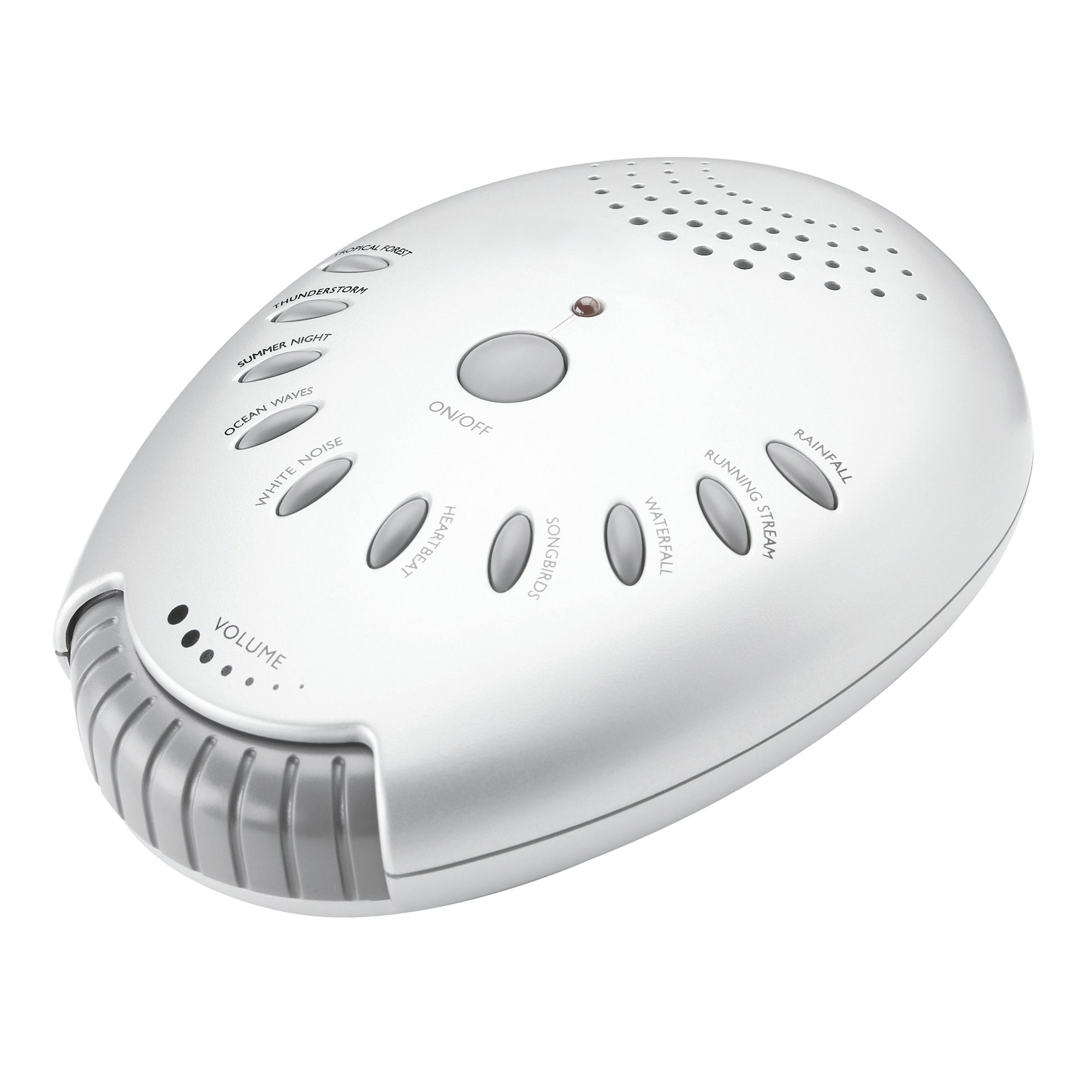 Sound therapy machine isolated on white