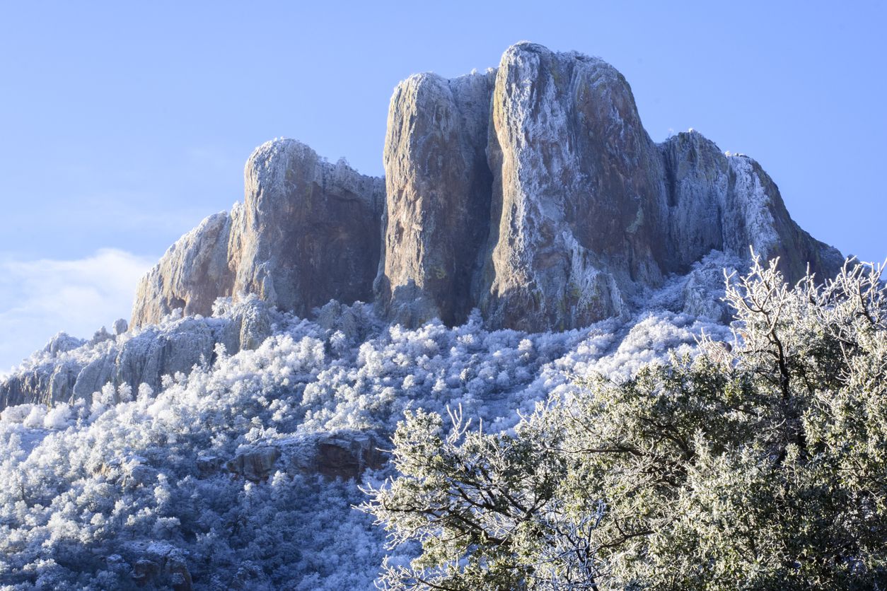 Big Bend National Park in Snow