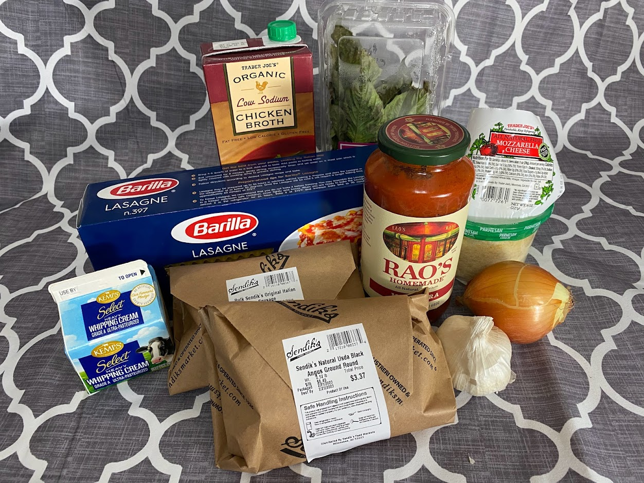 Lasagna Soup Ingredients