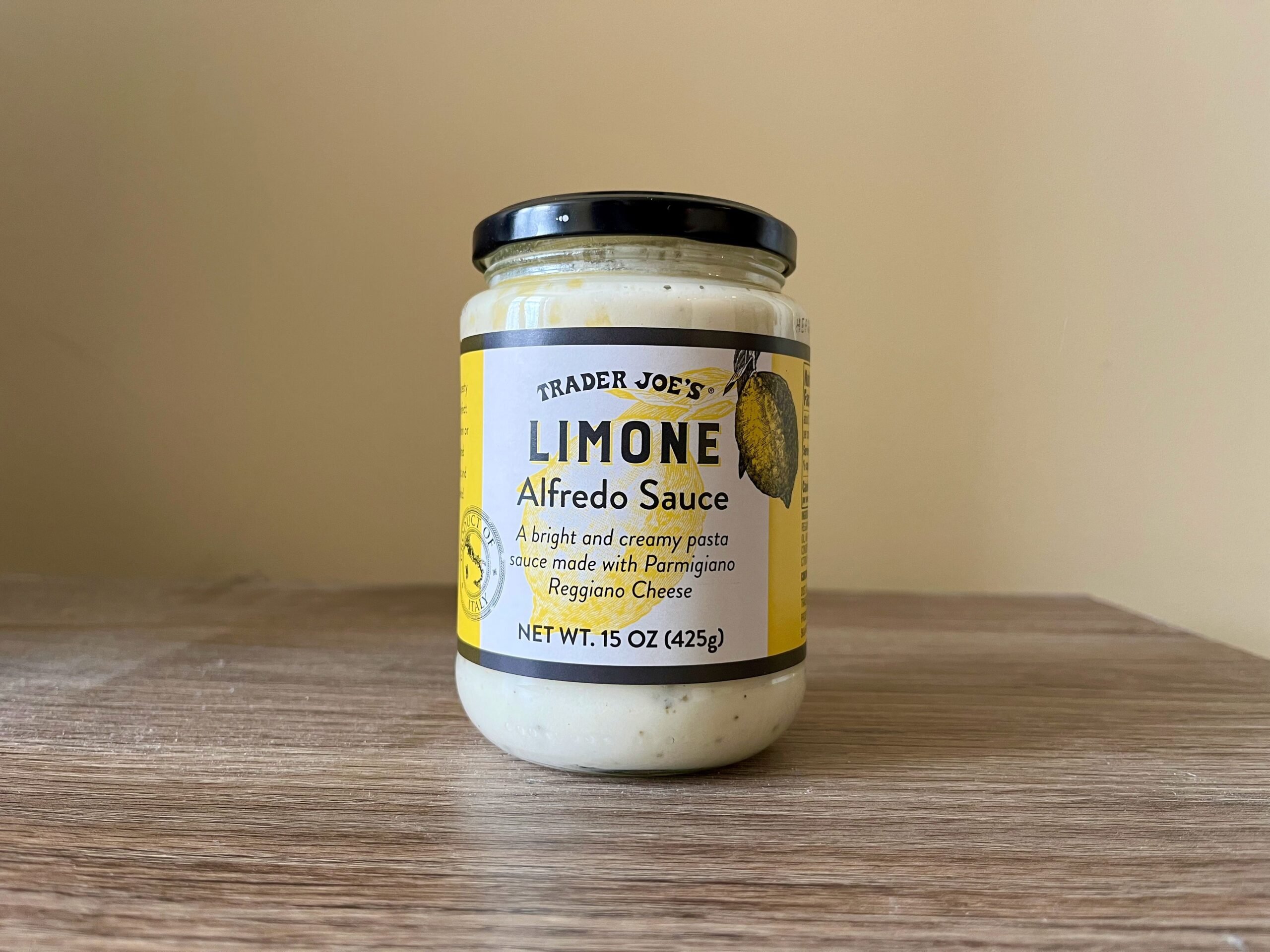 trader joes Limone Alfredo pasta sauce