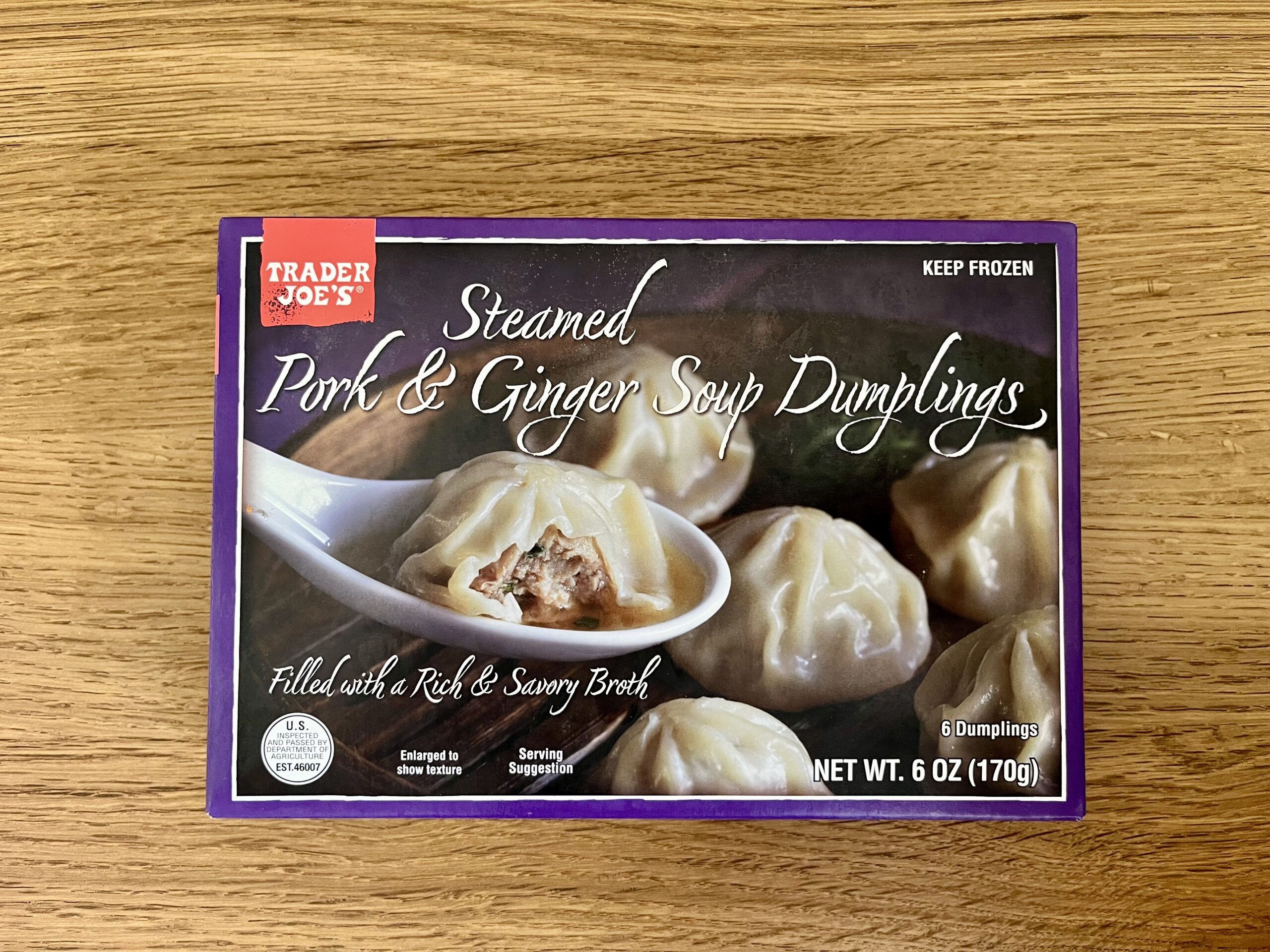 2. Trader Joe’s Pork & Ginger Soup Dumpling