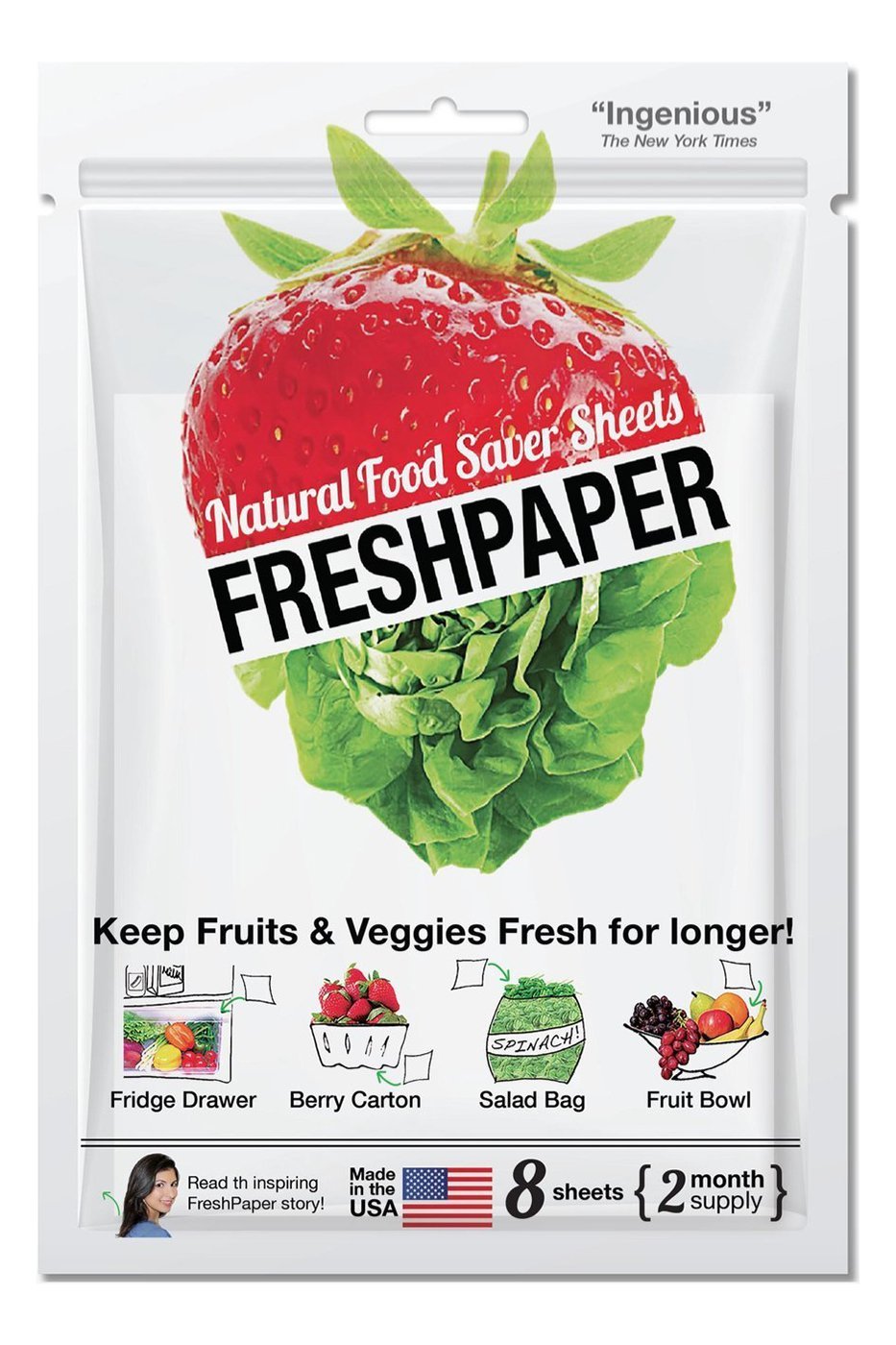 Fenugreen FreshPaper Produce Saver Sheets