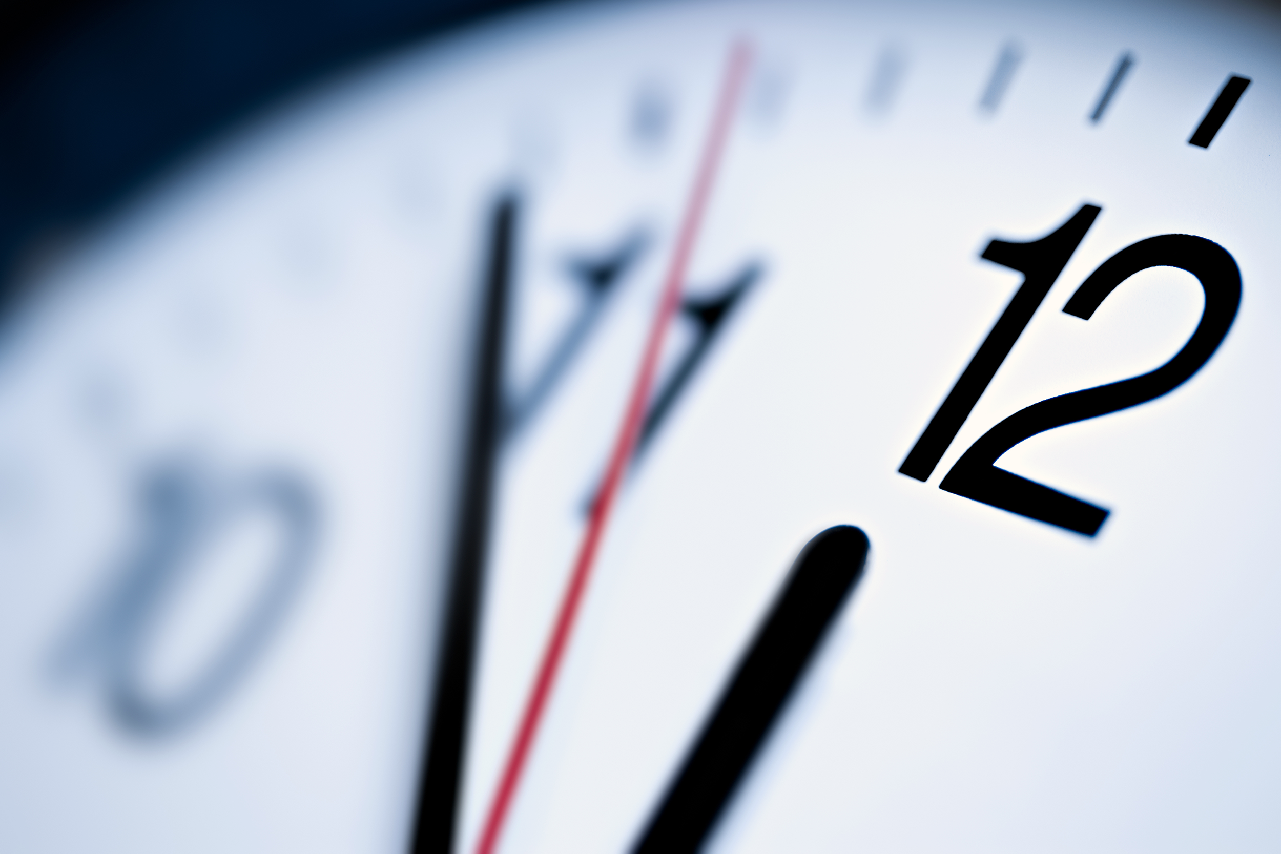Closeup of clock