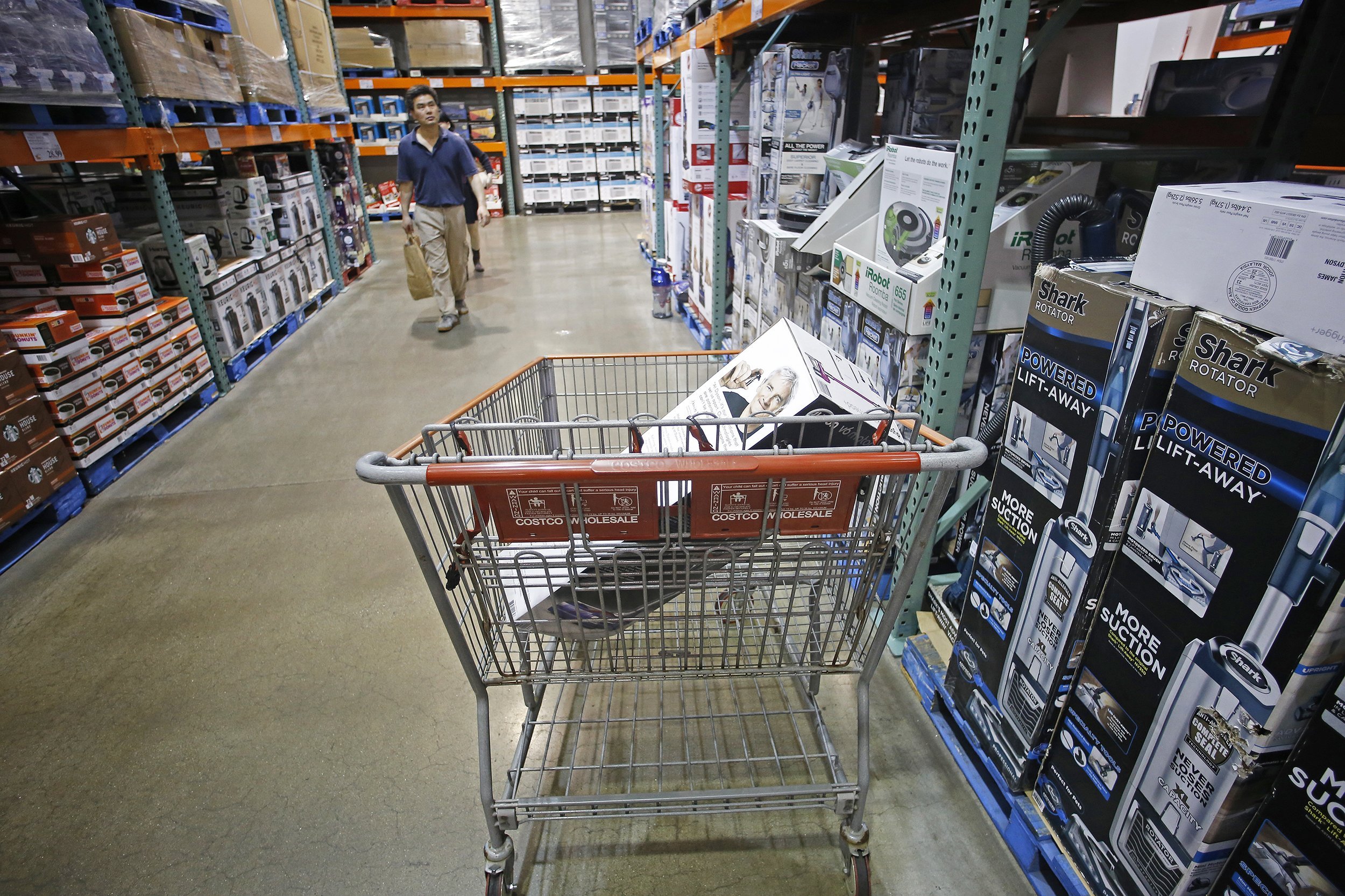 costco isle with products