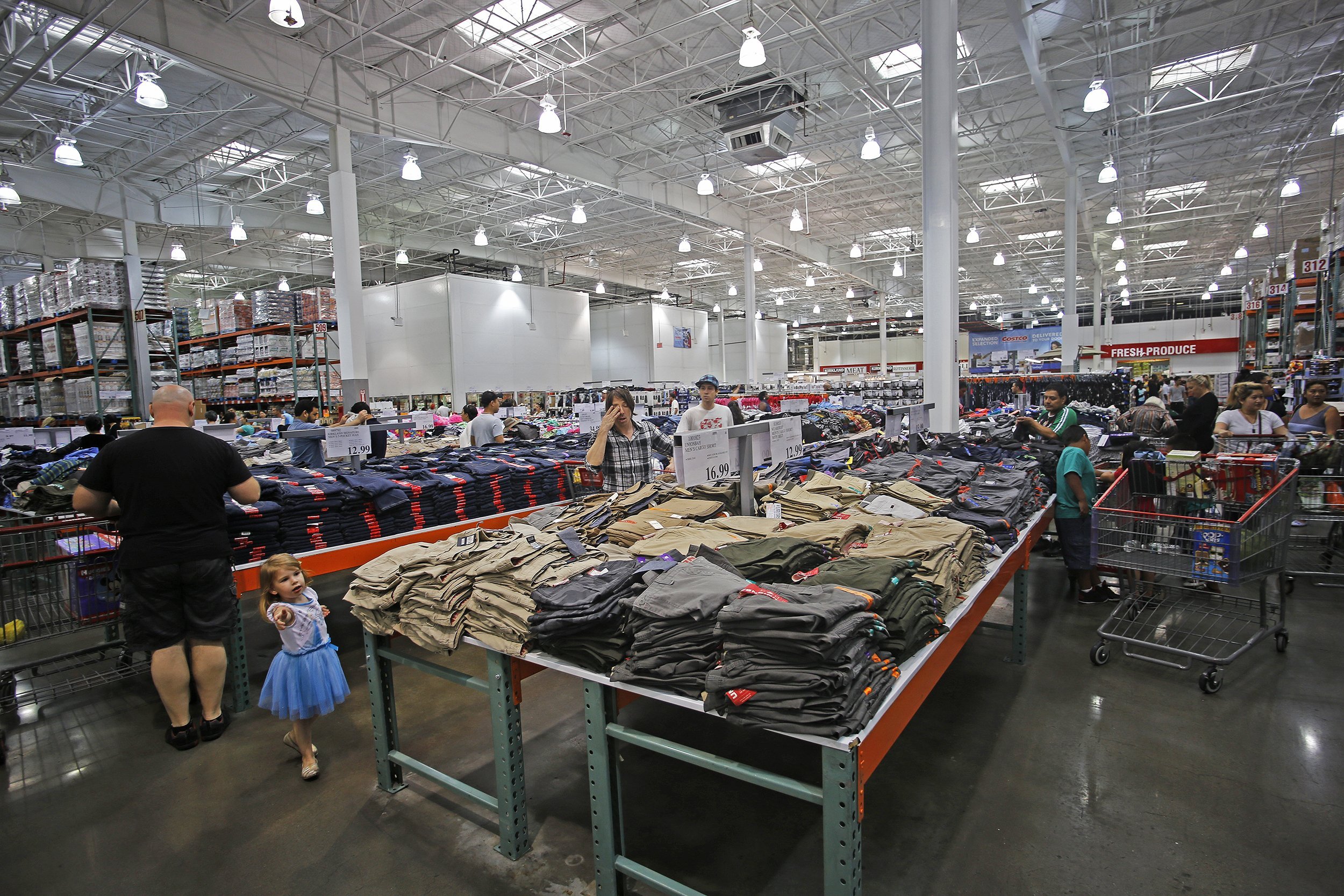 clothing at costco