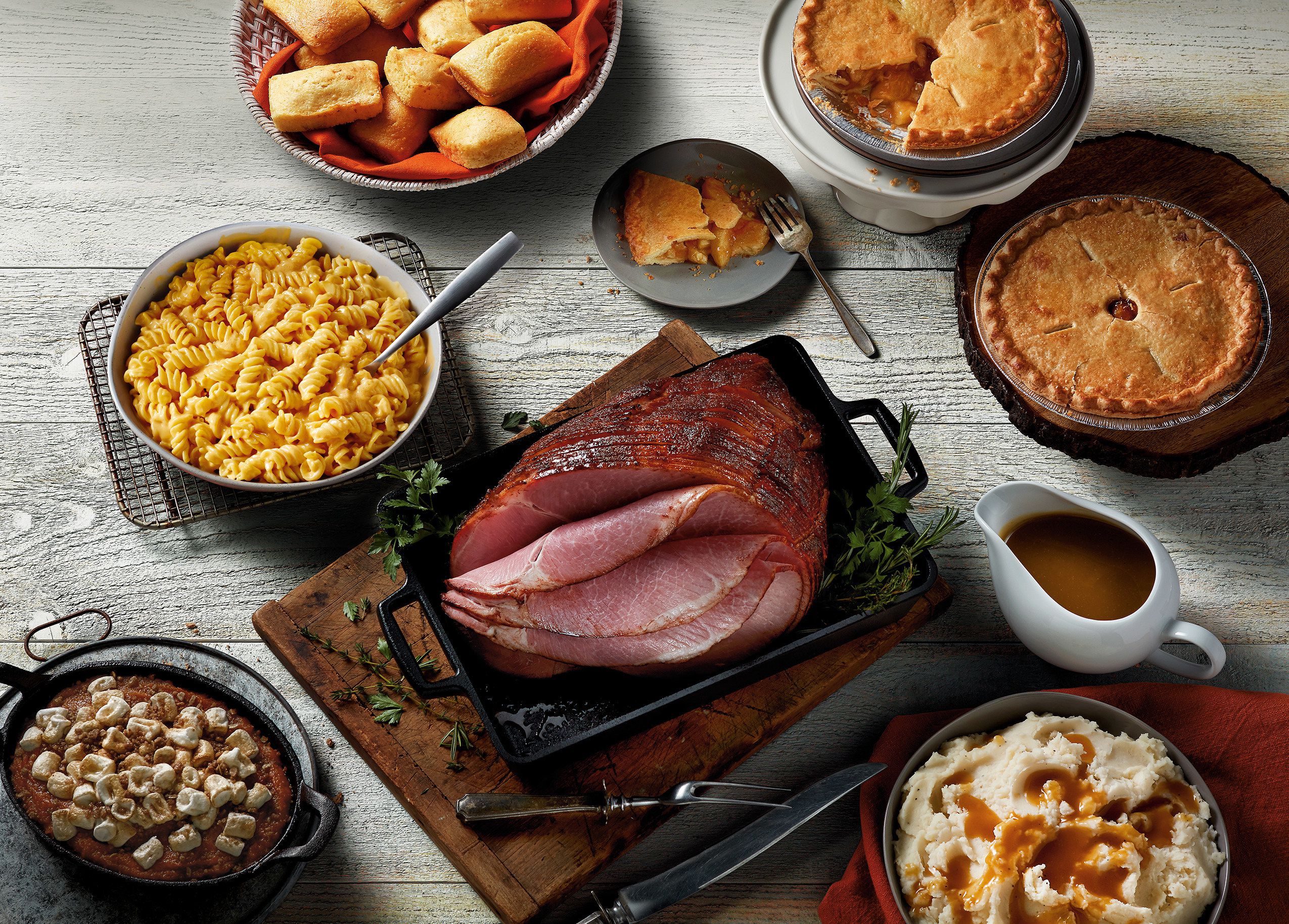Boston Market is offering Easter Heat & Serve Meals this season that include entrees, appetizers, sides and pies to feed four to 12. With choice of entree - like Spiral Sliced Ham - these chilled, complete meals are fully cooked and can be picked up curbs