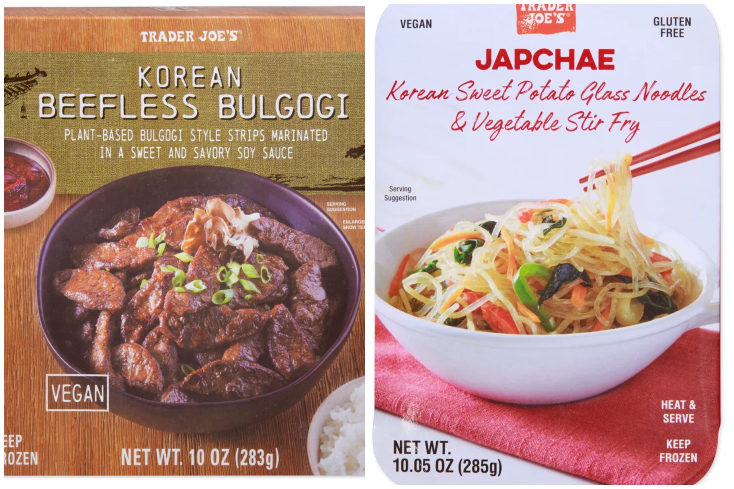 Beefless Bulgogi and Japchae