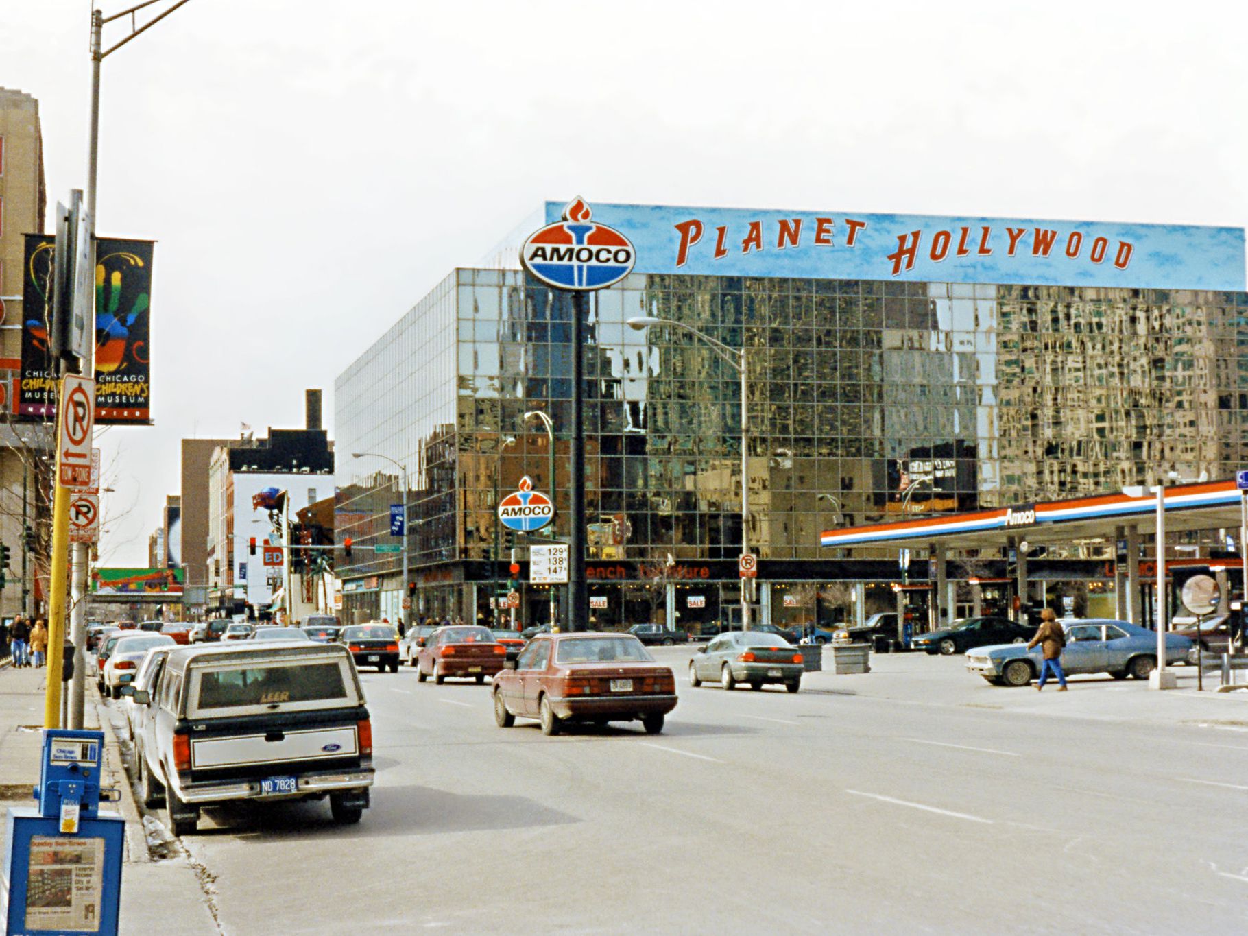 Ontario Street, Looking West, Chicago, 1996