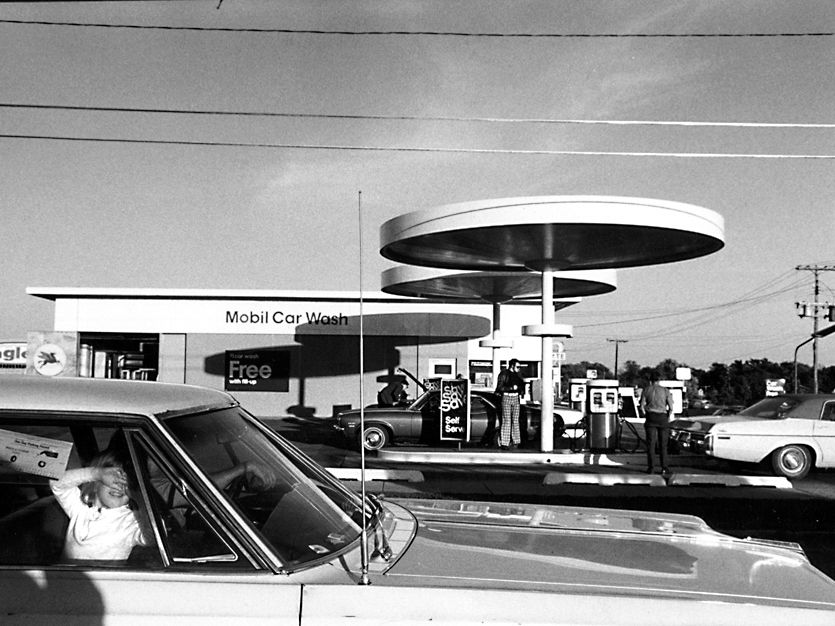 1974 Mobil Gas Station