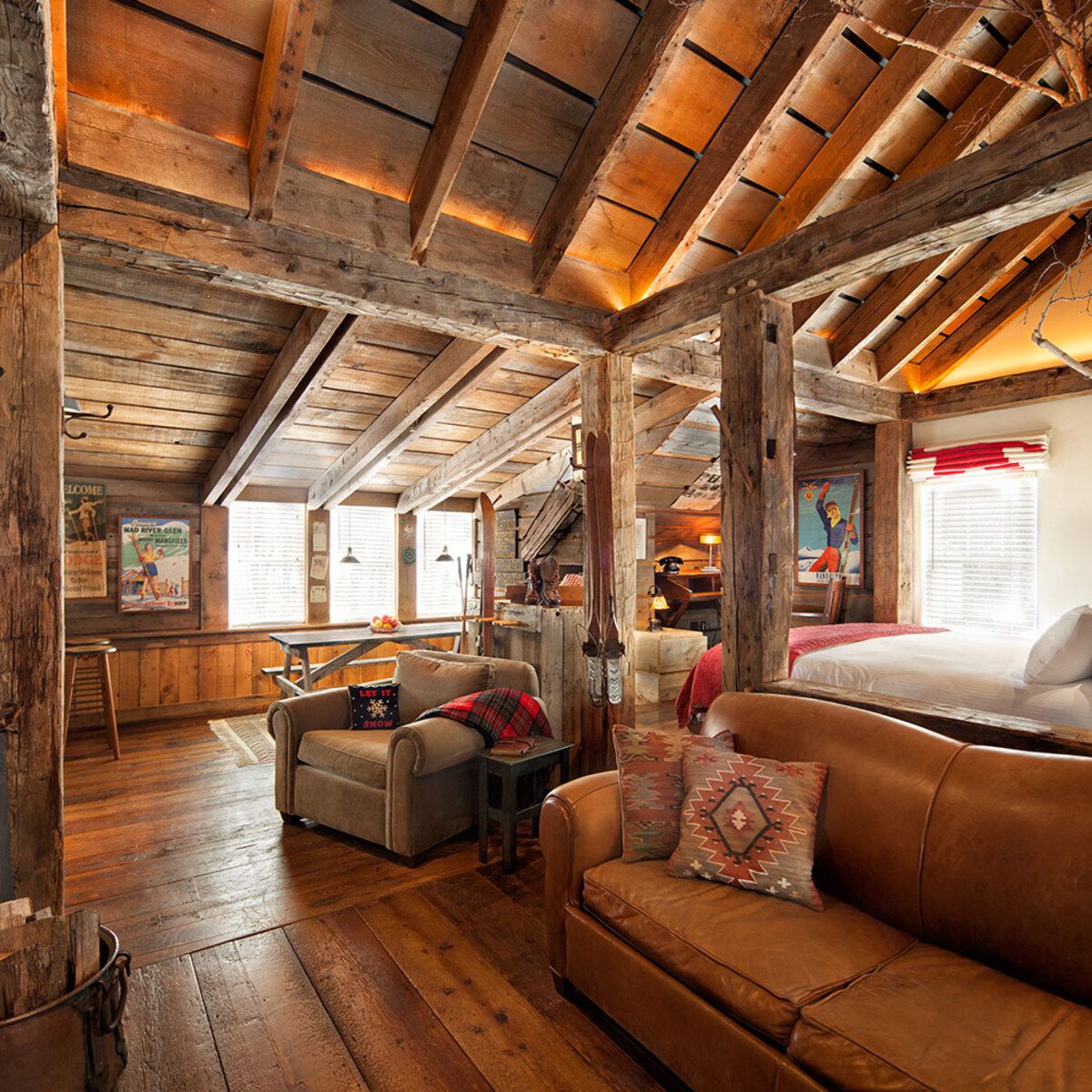 Interior of Ski Room, The Pitcher Inn, Warren, Vermont