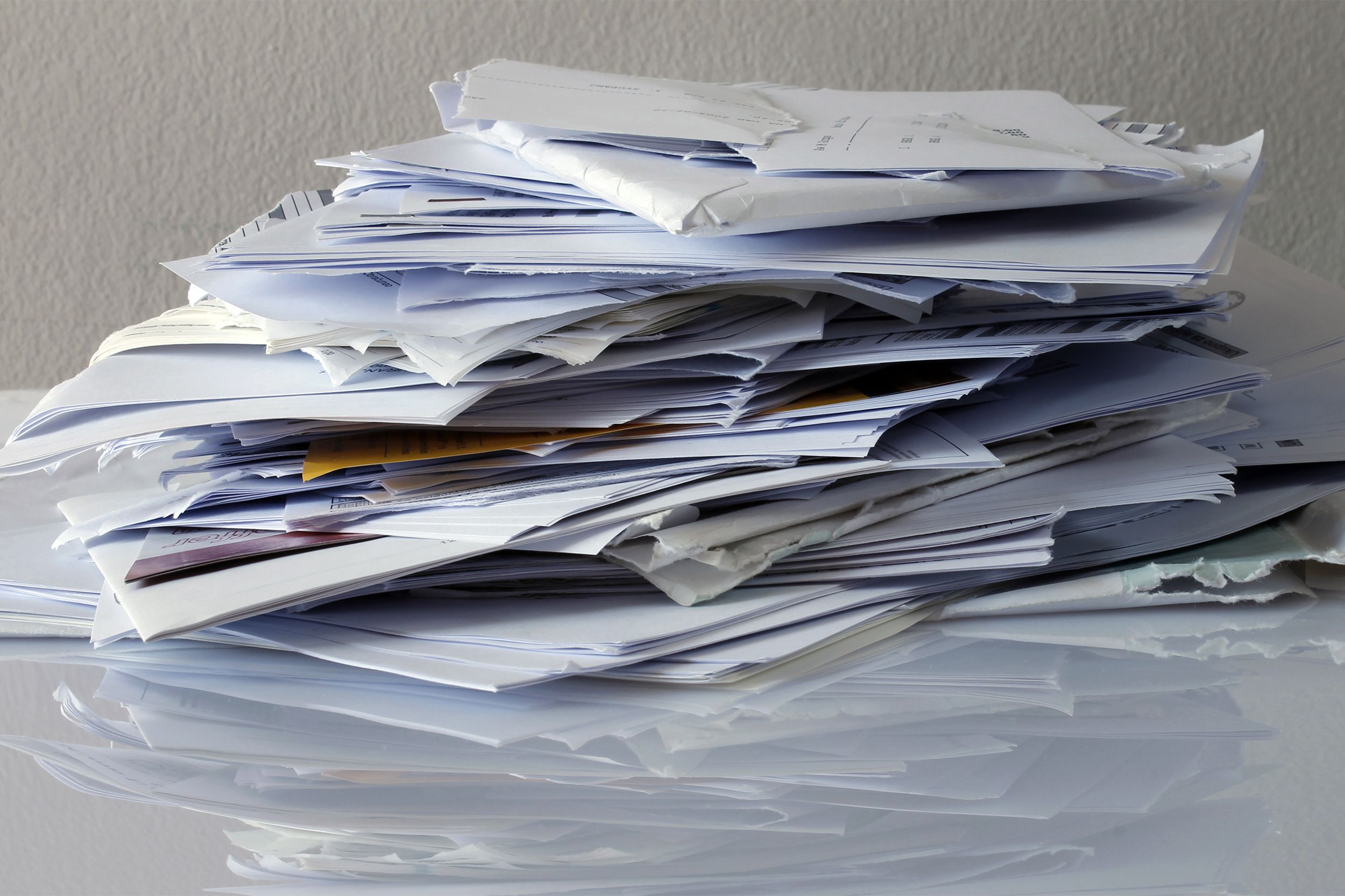 Stack of papers