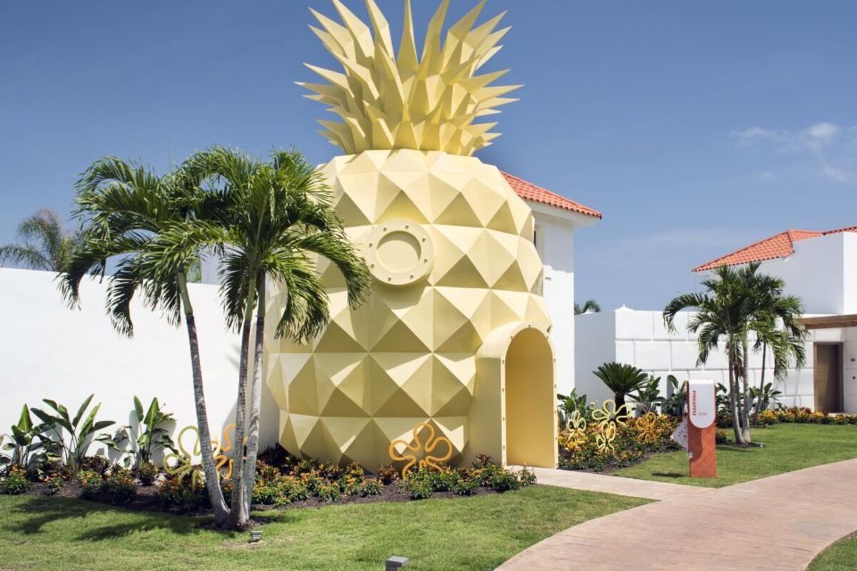Exterior of The Pineapple of Nickelodeon Hotels & Resorts, Punta Cana, Dominican Republic