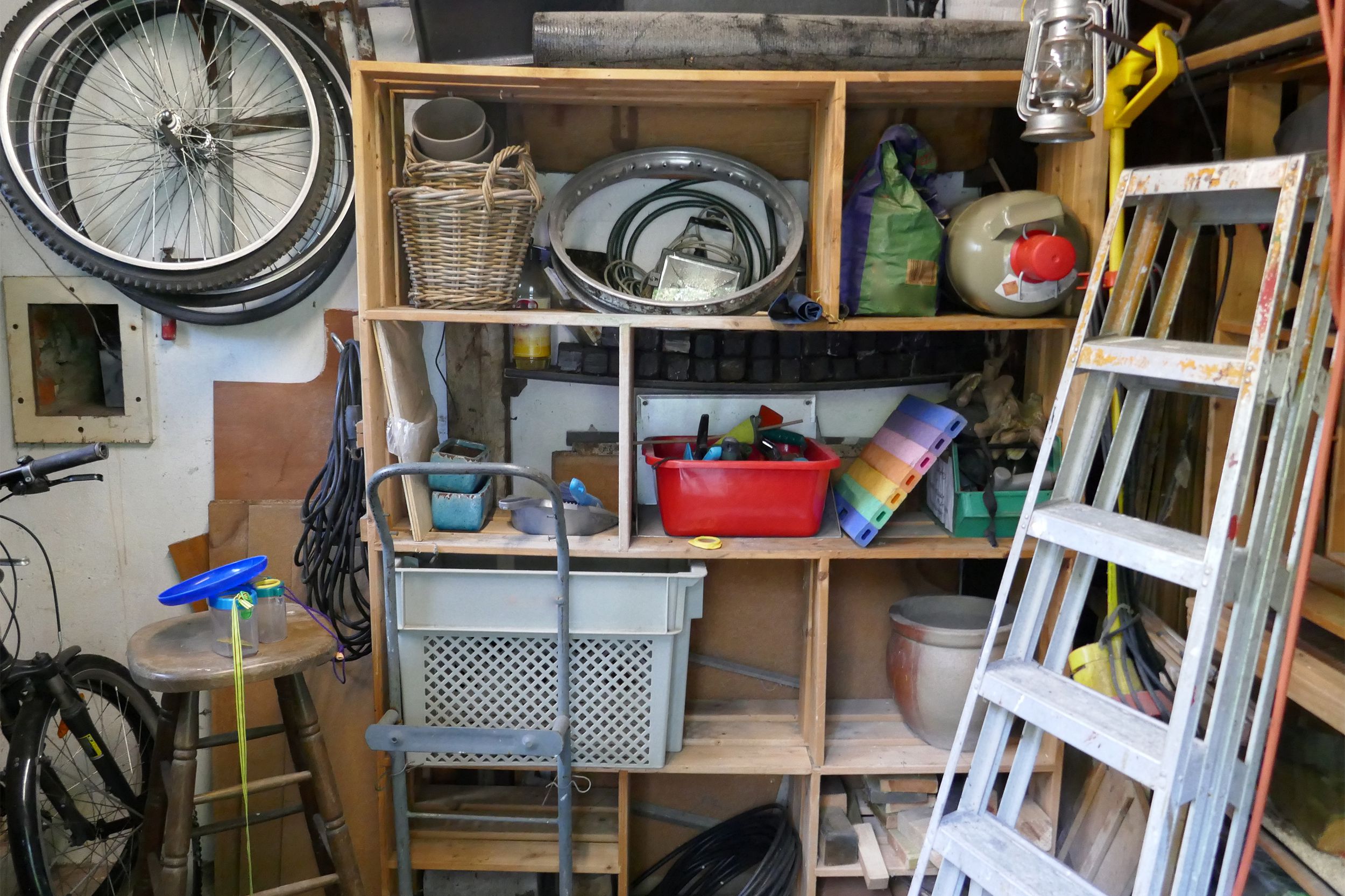 Messy garage