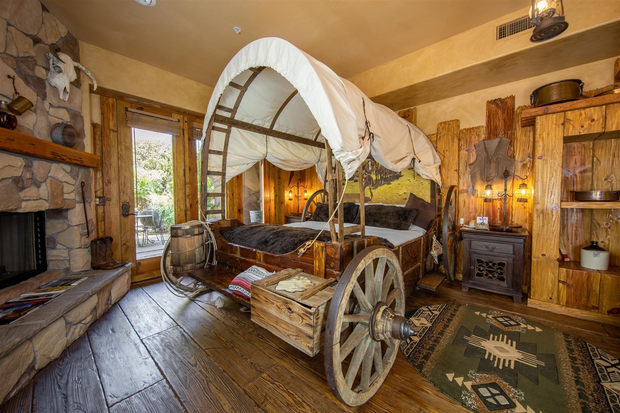 Interior of Wagon Wheel Villa of Adobe Grand Villas, Sedona, Arizona