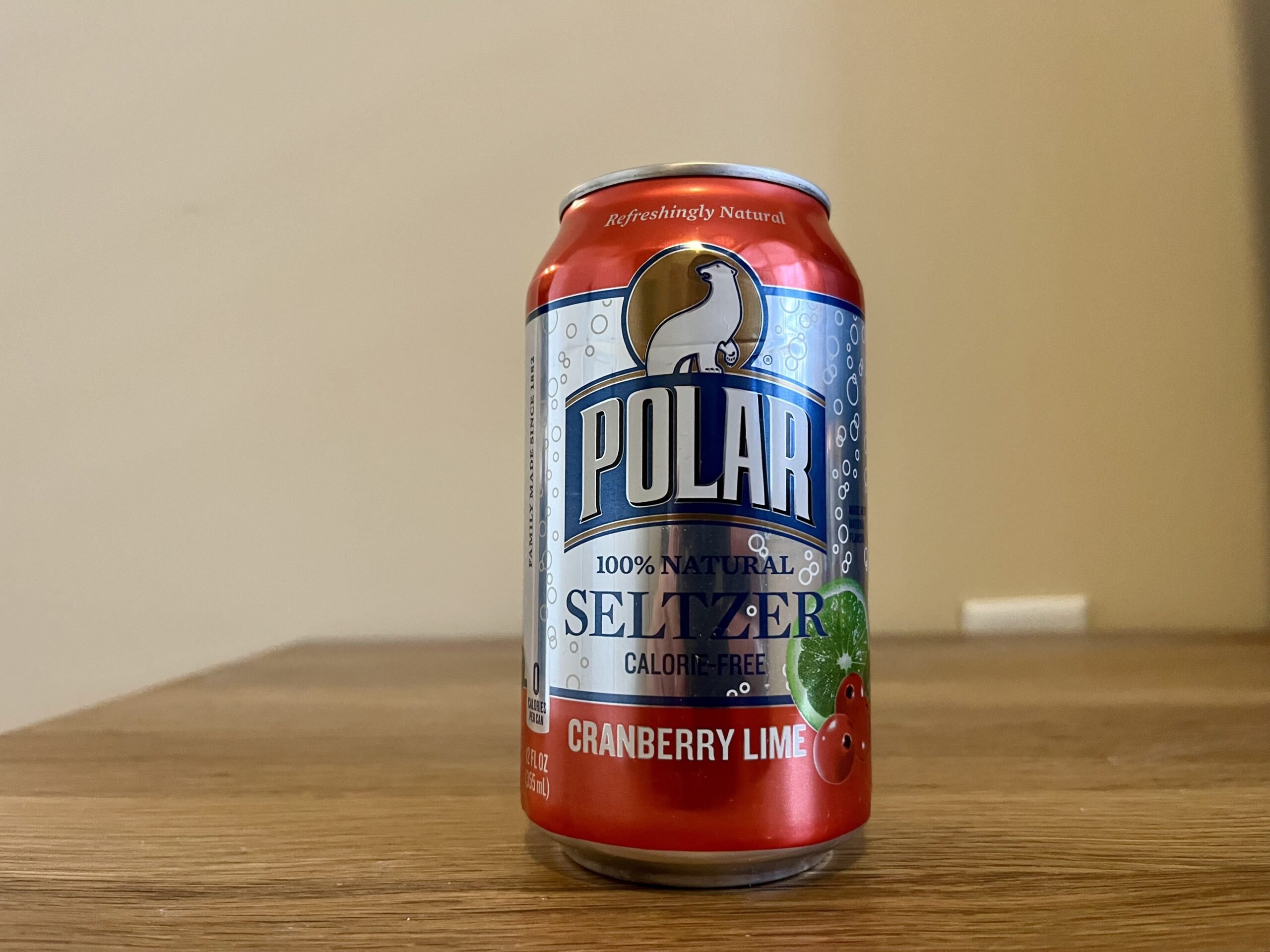 cranberry lime polar sparkling water