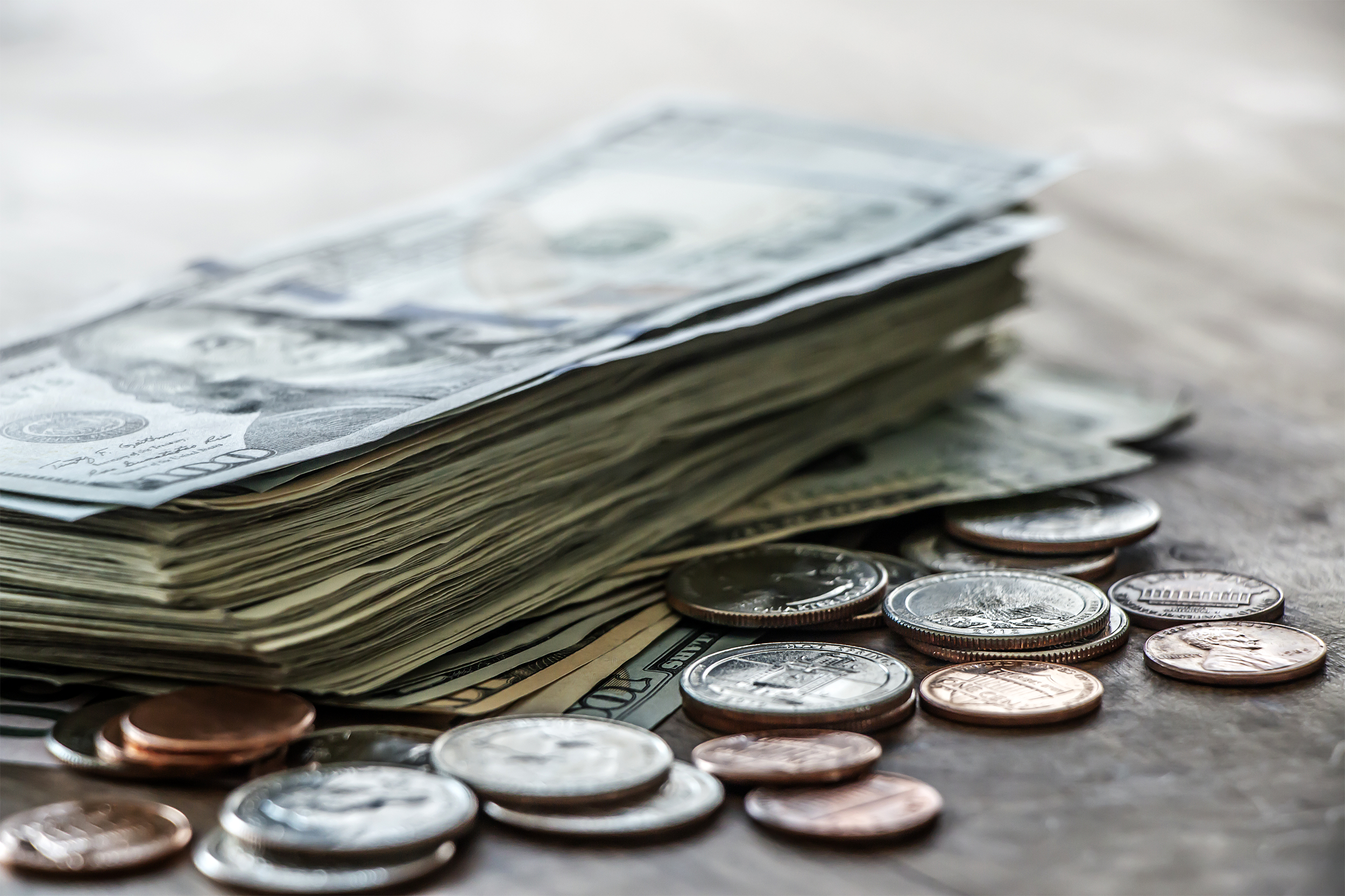 American dollars and cents