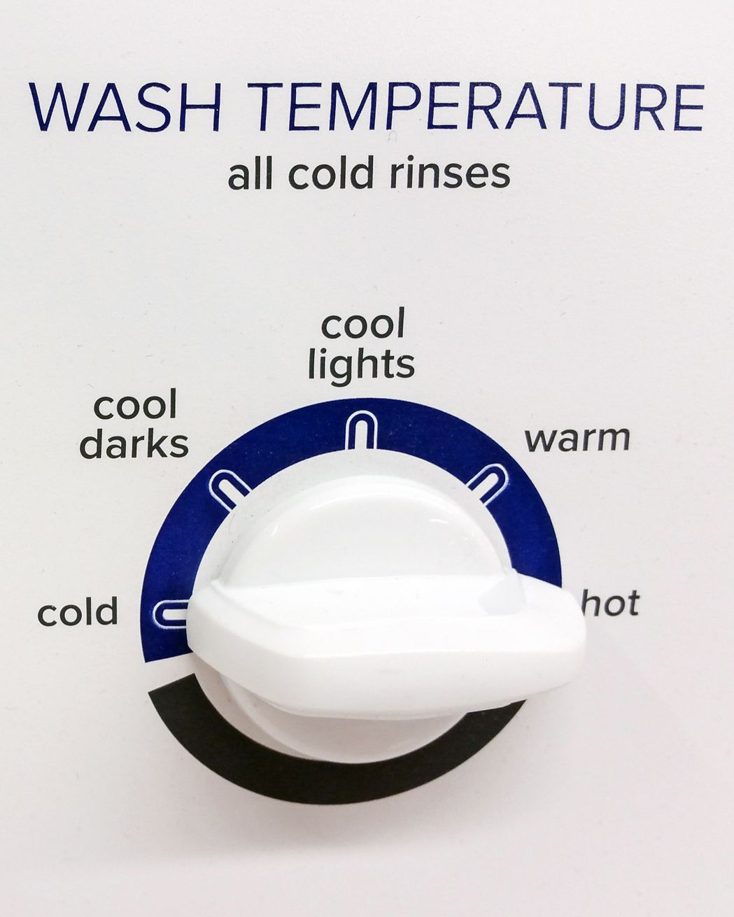 washing machine temperature knob