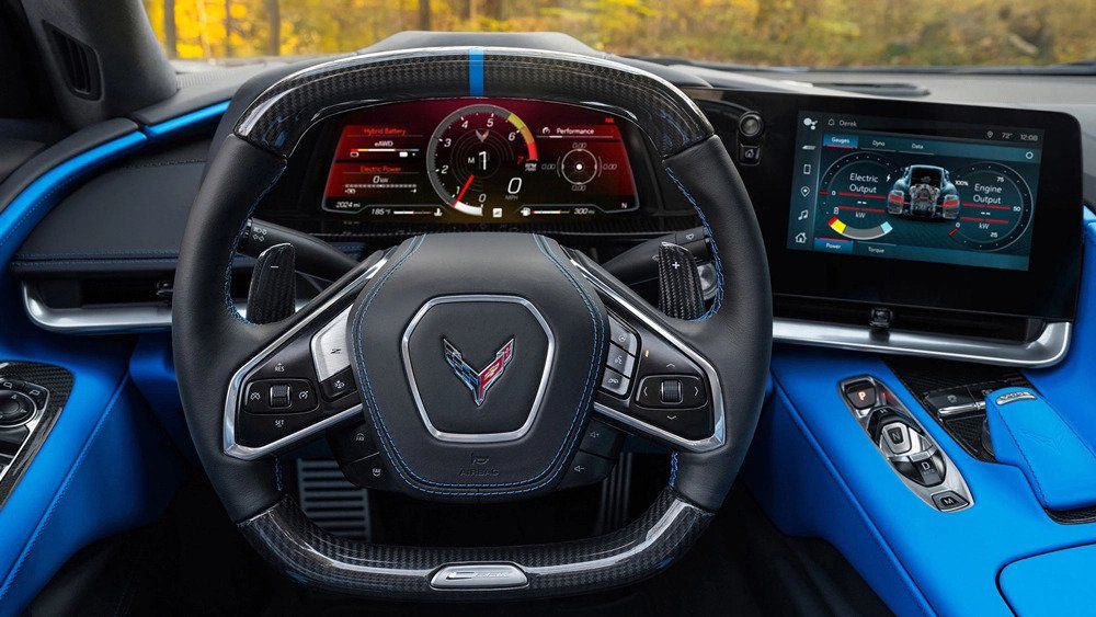 interior of the 2024 chevy eray