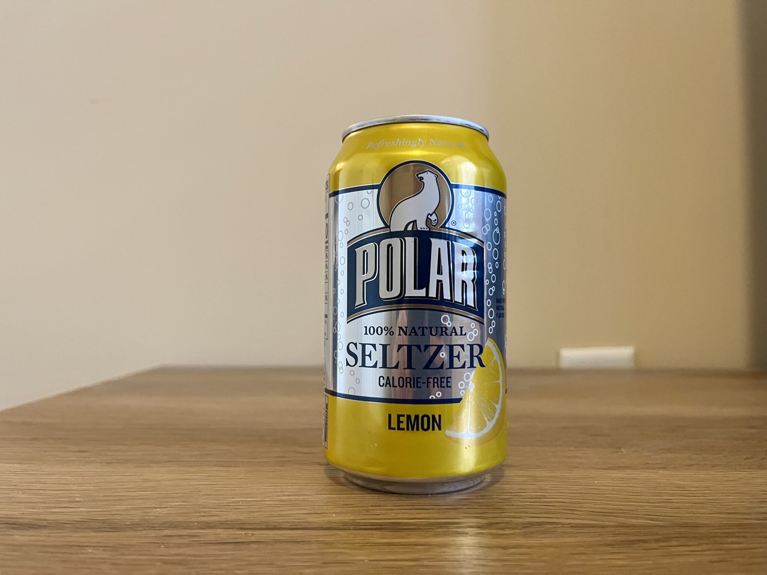 lemon polar sparkling water