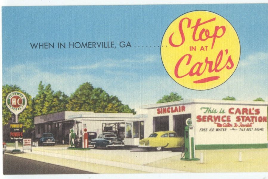 1951 gas station