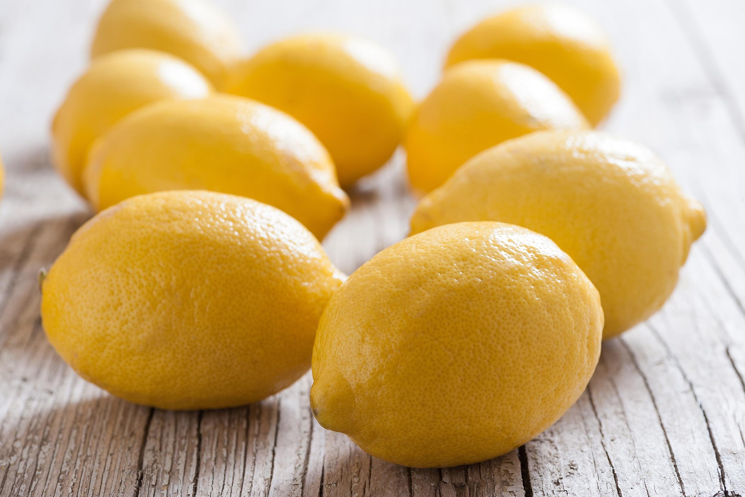 lemons on table