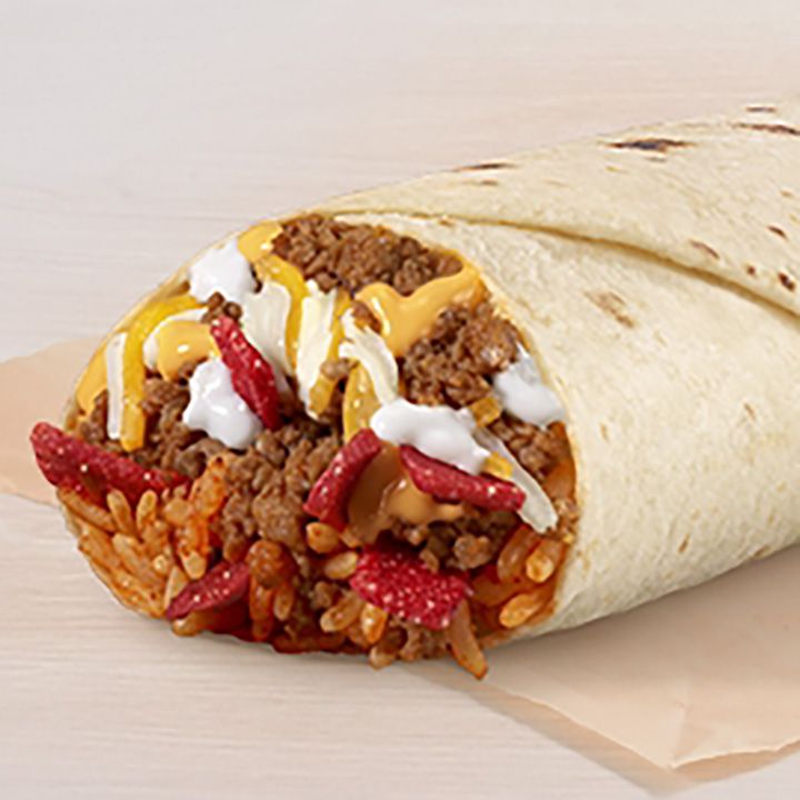4. Beefy Melt Burrito, $2