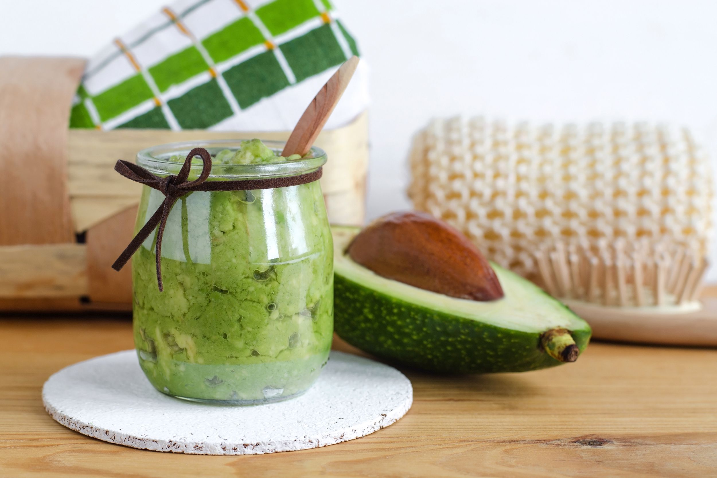 DIY avocado face mask