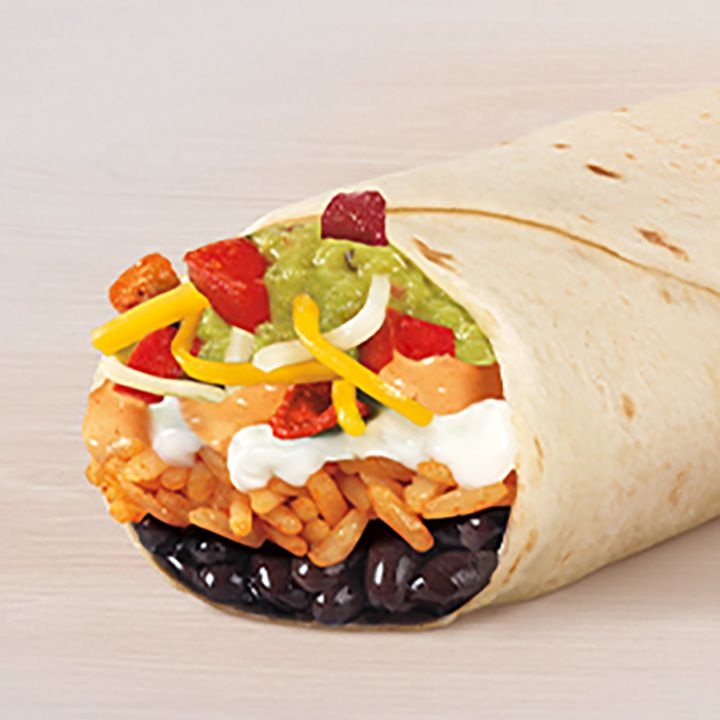 6. Fiesta Veggie Burrito, $2