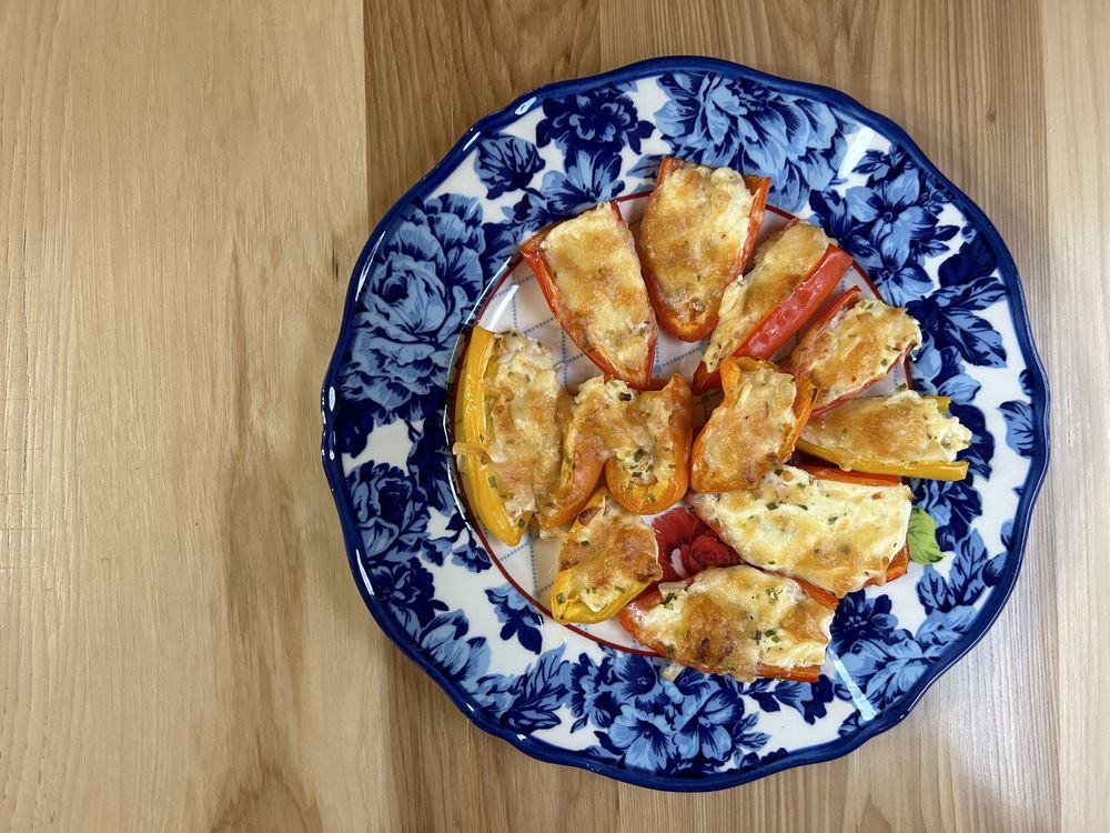 stuffed mini sweet peppers