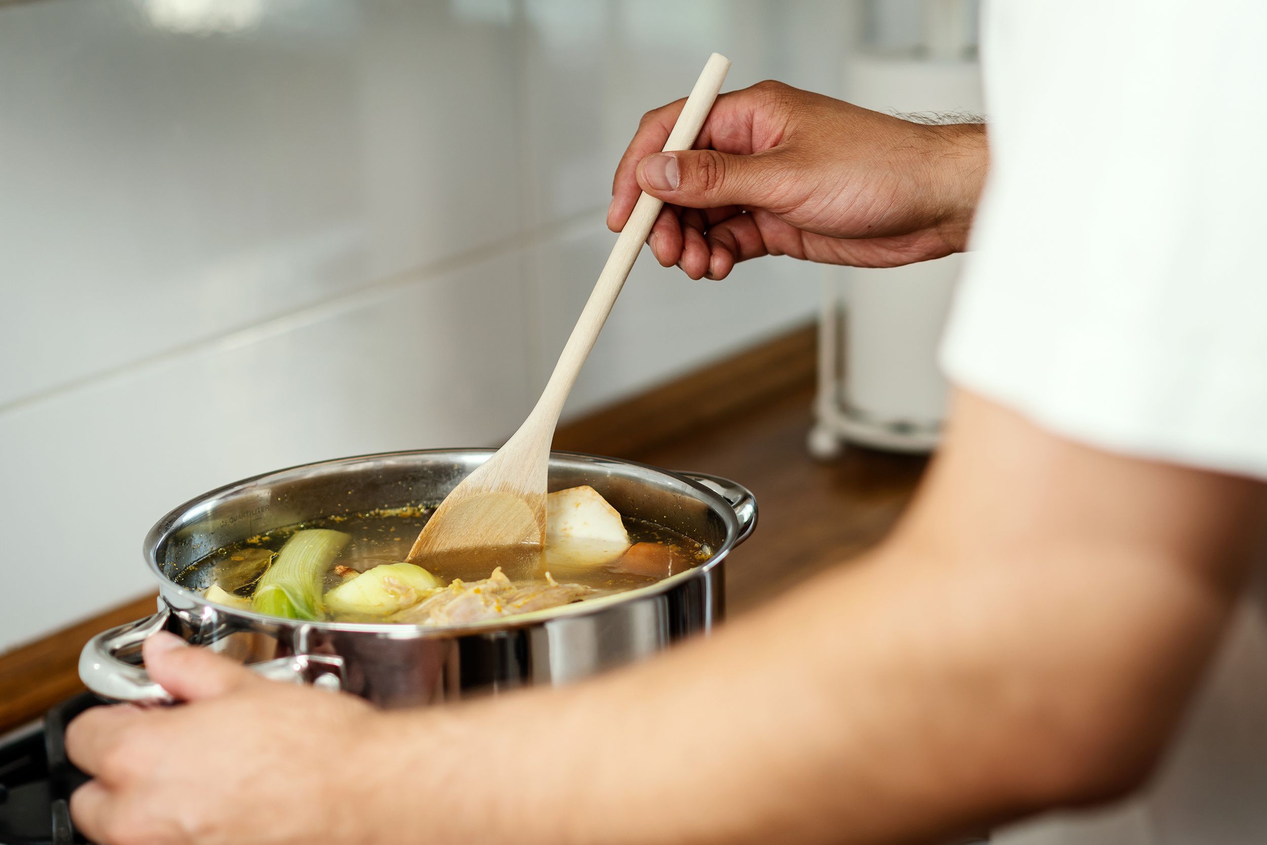 Making soup
