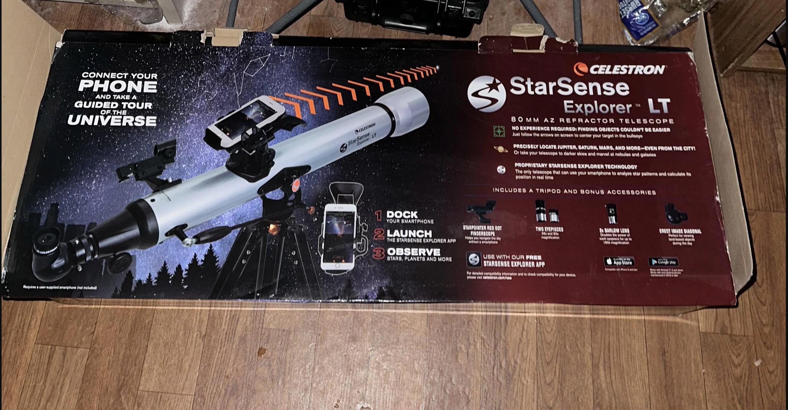 Telescope found during a dumpster dive