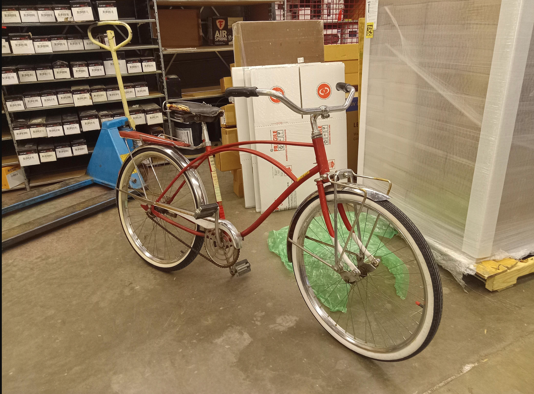 Bike found during a dumpster dive