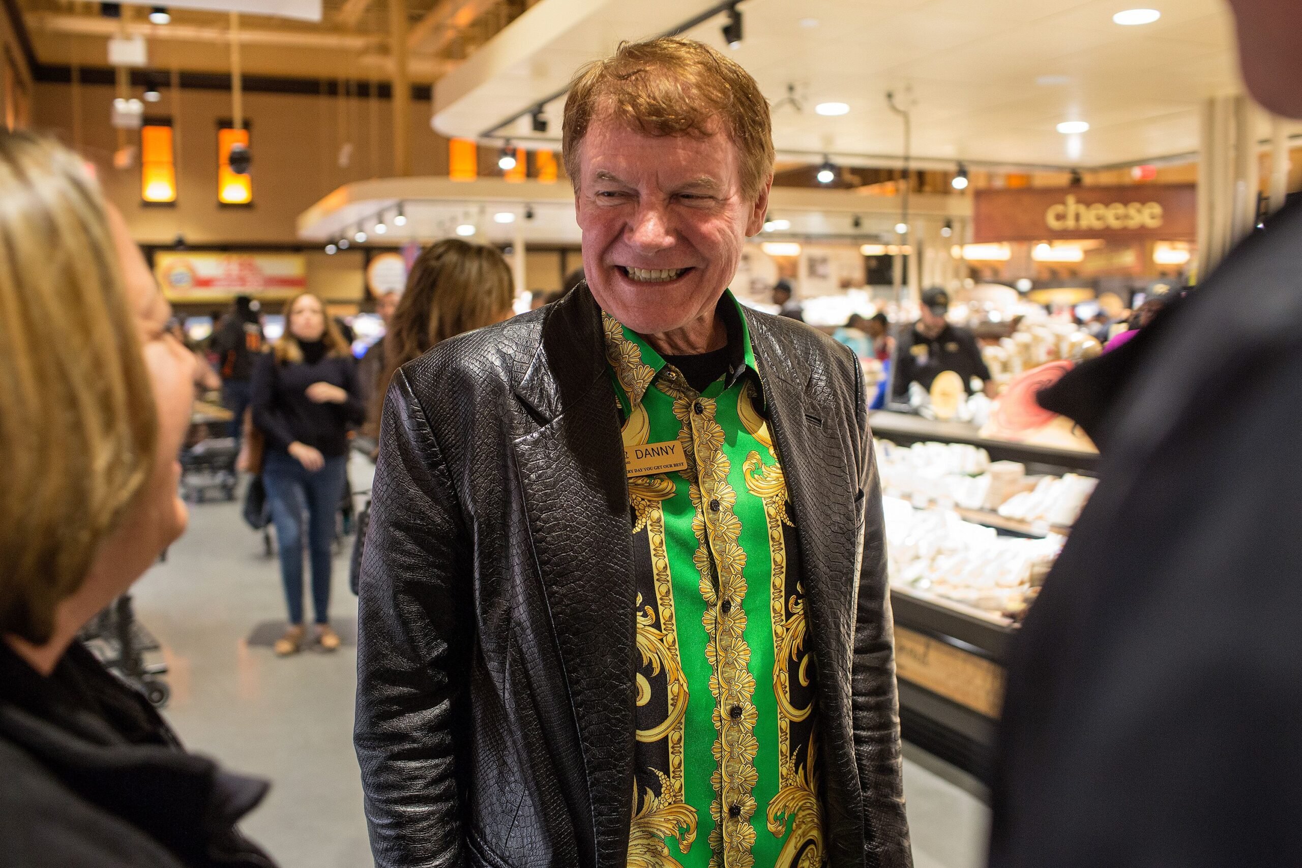 Danny Wegman, the owner of Wegmens, attends the opening of a new Wegmans supermarket in a renovated section of the Brooklyn Navy Yard on October 27, 2019 in the Brooklyn borough of New York City.