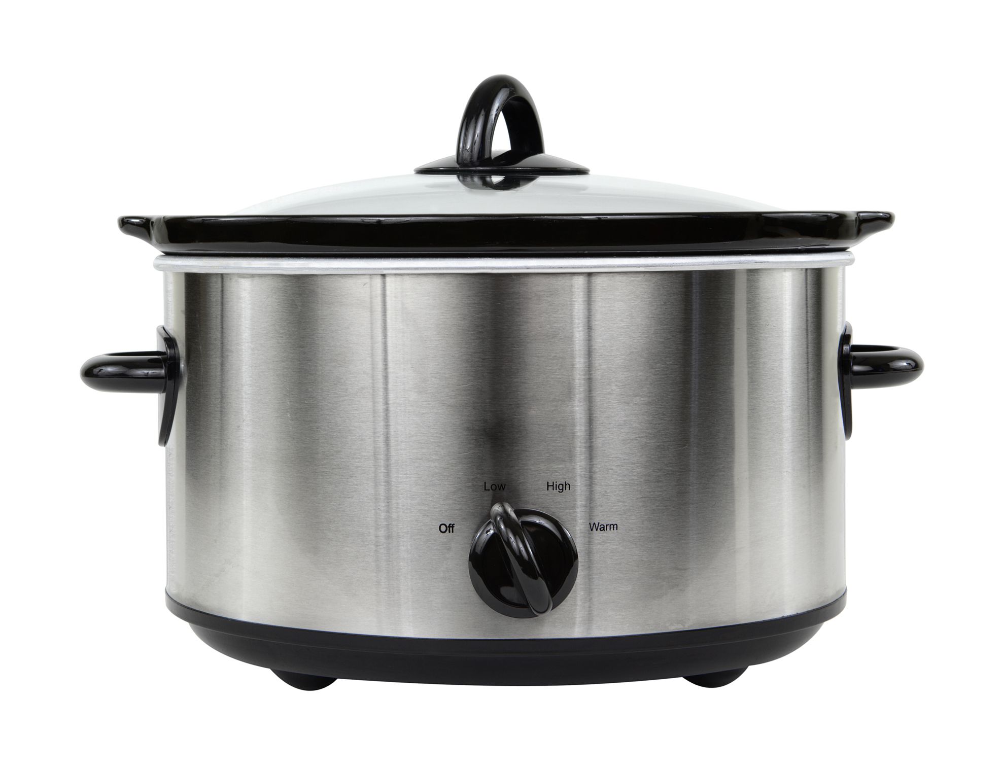 Crock pot isolated on white