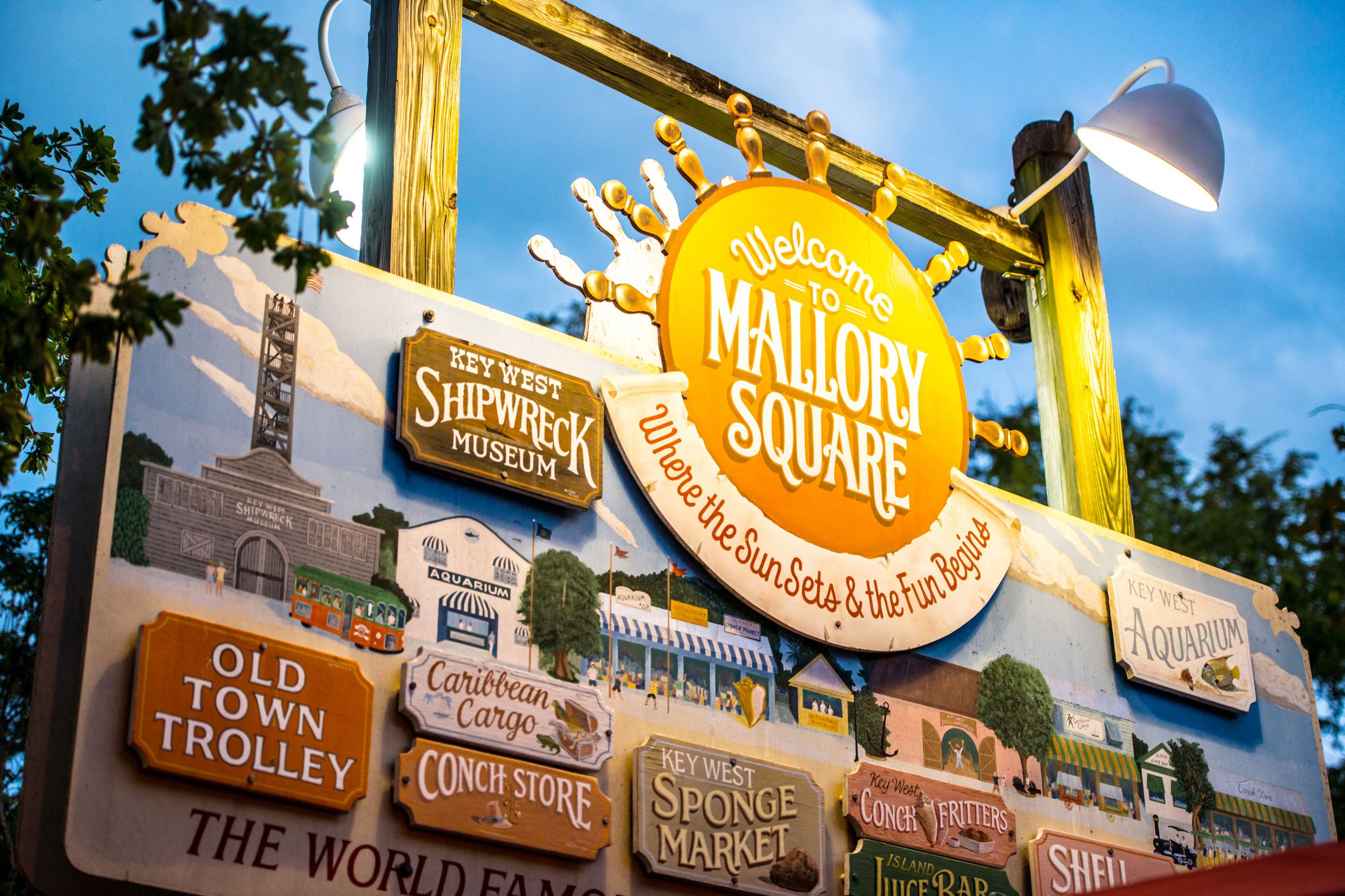 mallory square sign