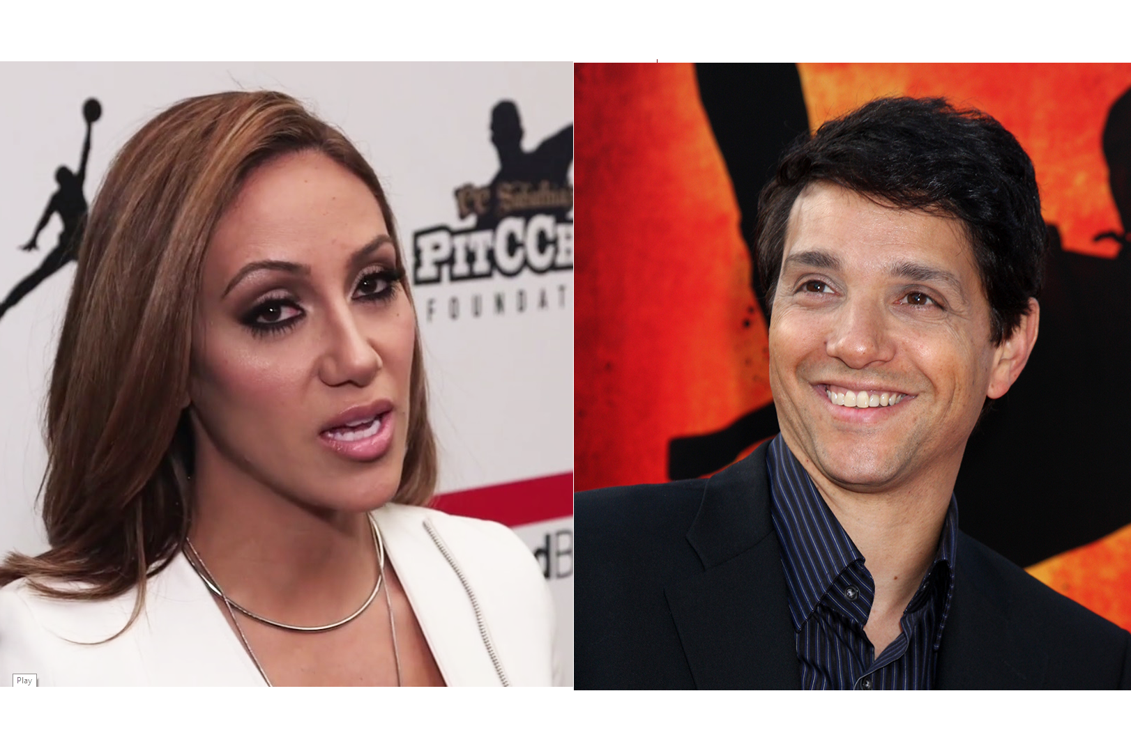 Melissa Gorga and Ralph Macchio