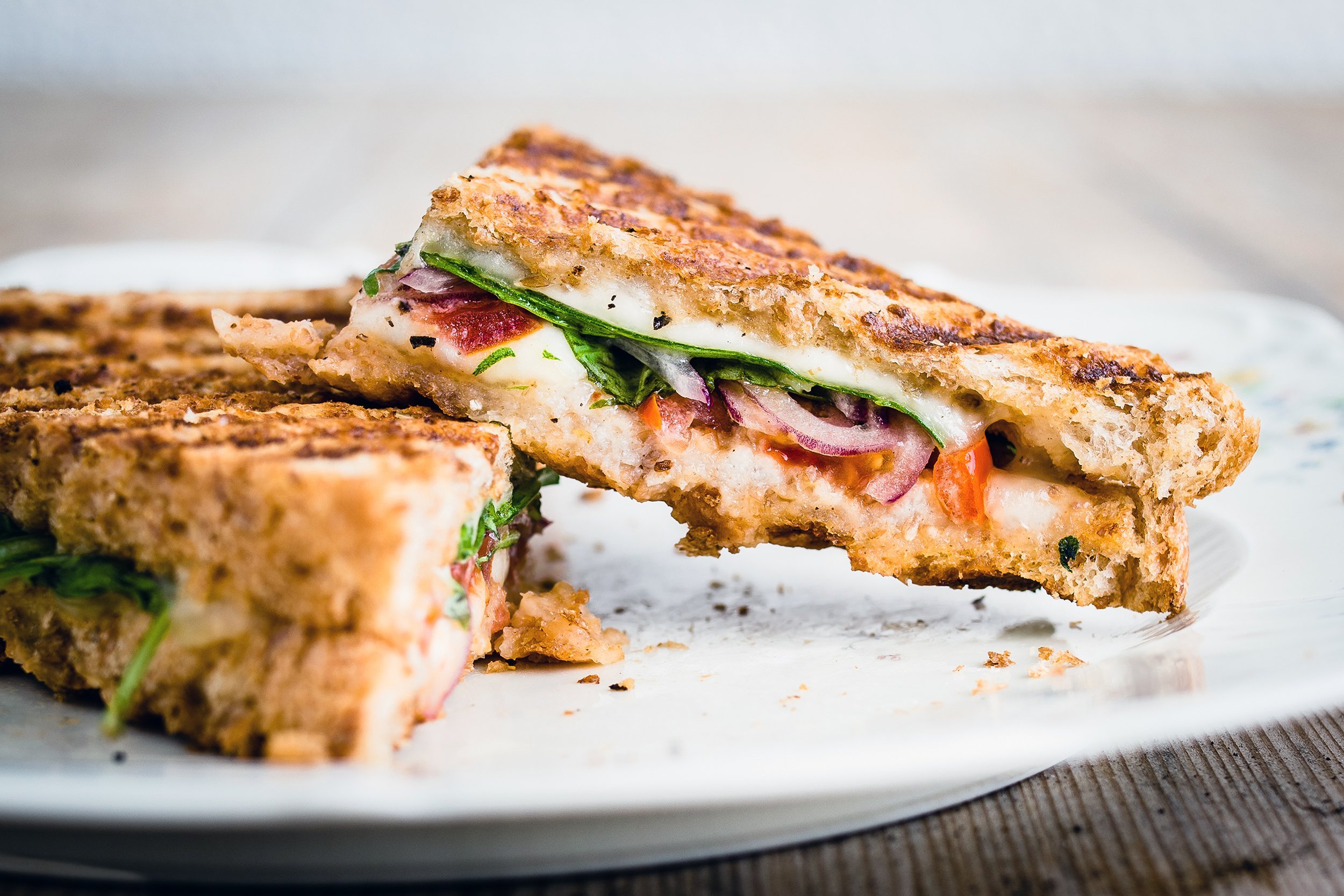 Grilled Panini with Vegetables