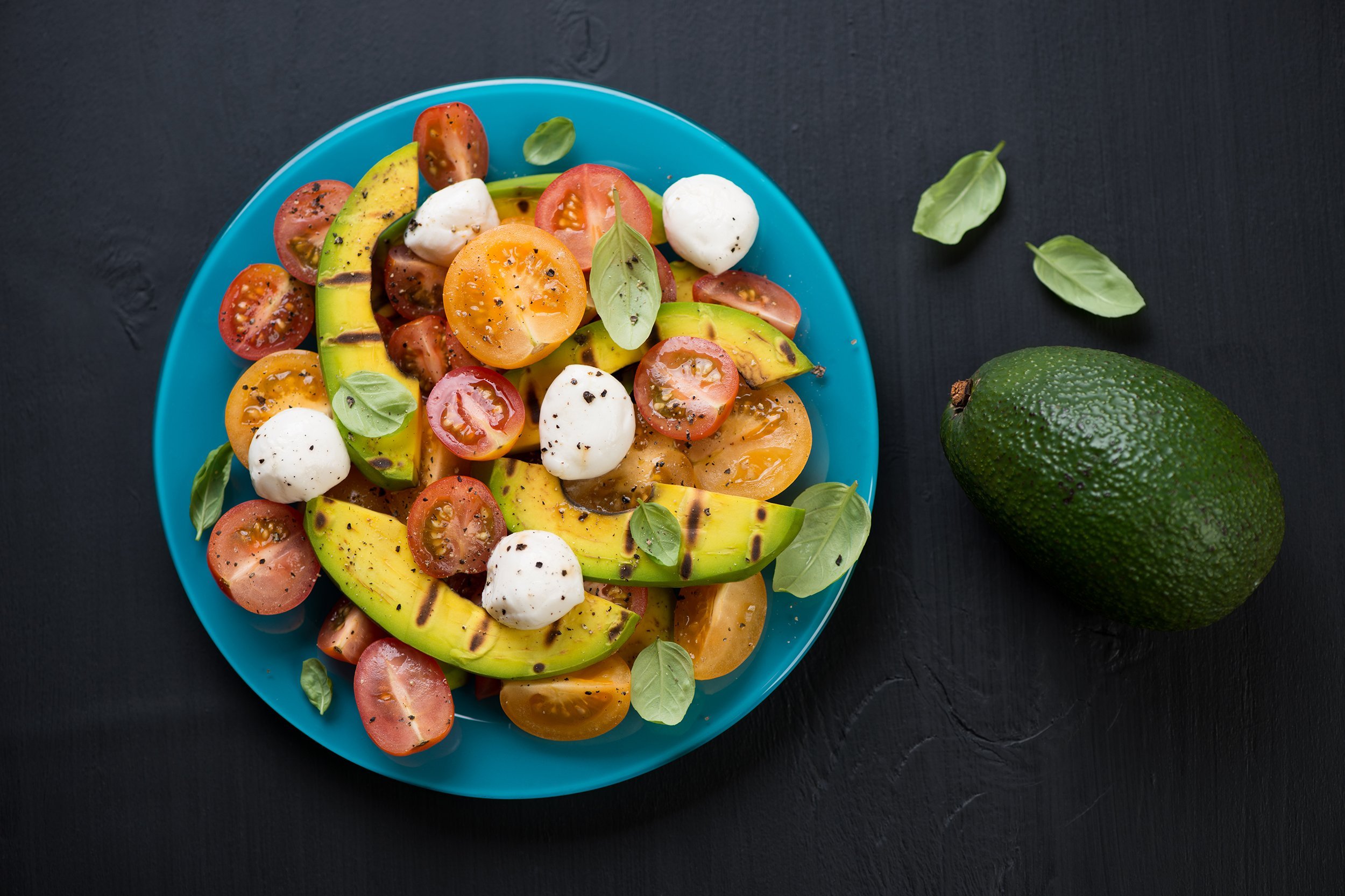Grilled Avocado Salad