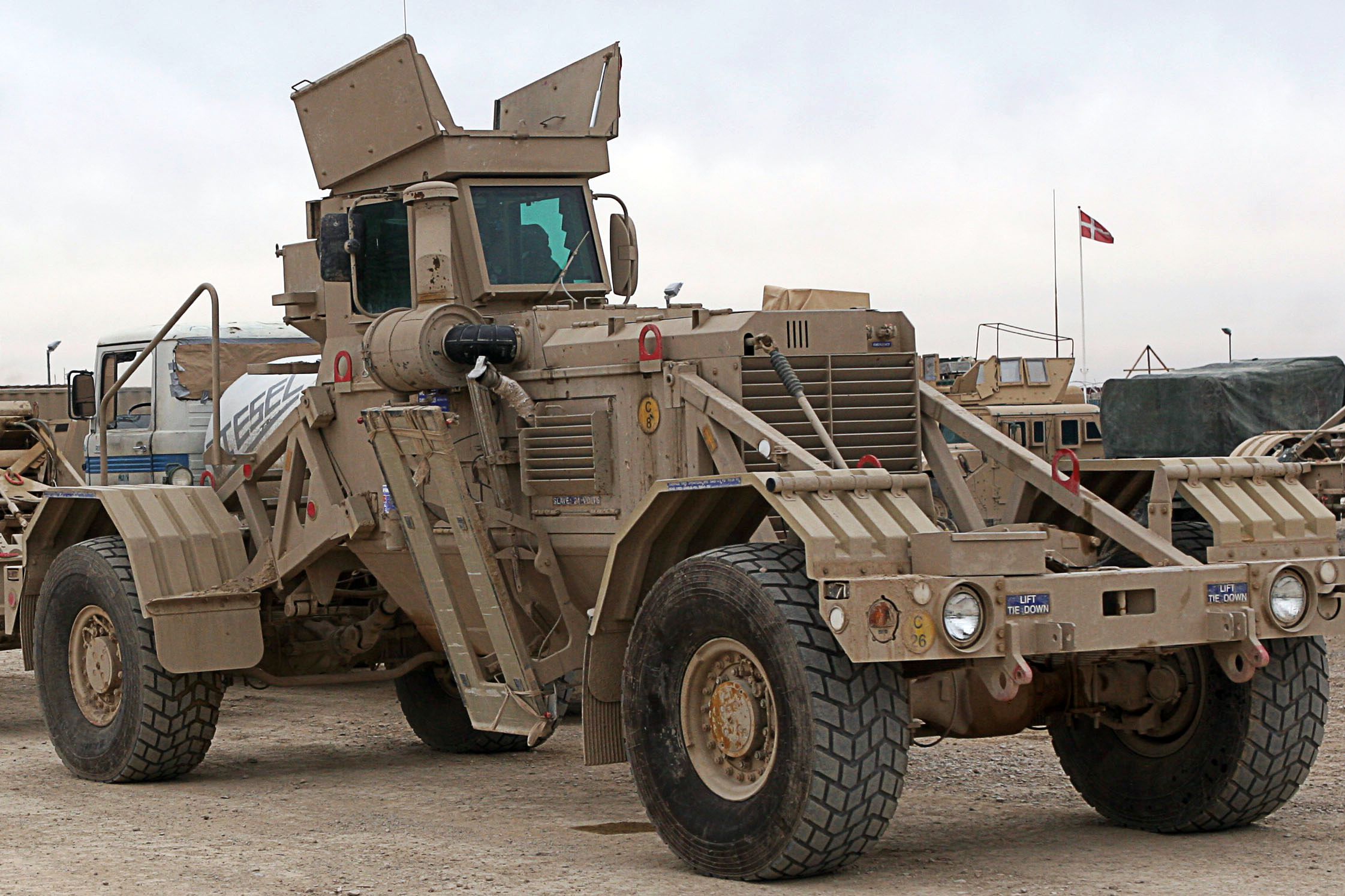 Husky Vehicle Mounted Mine Detection System