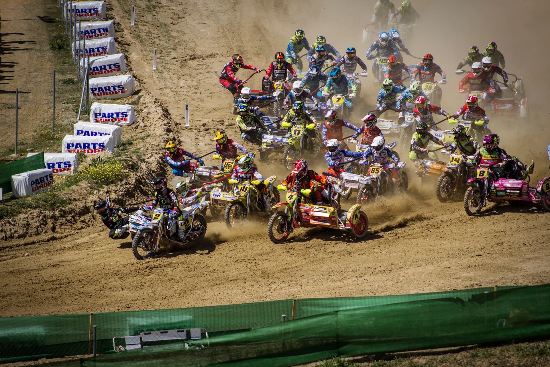 sidecarcross race