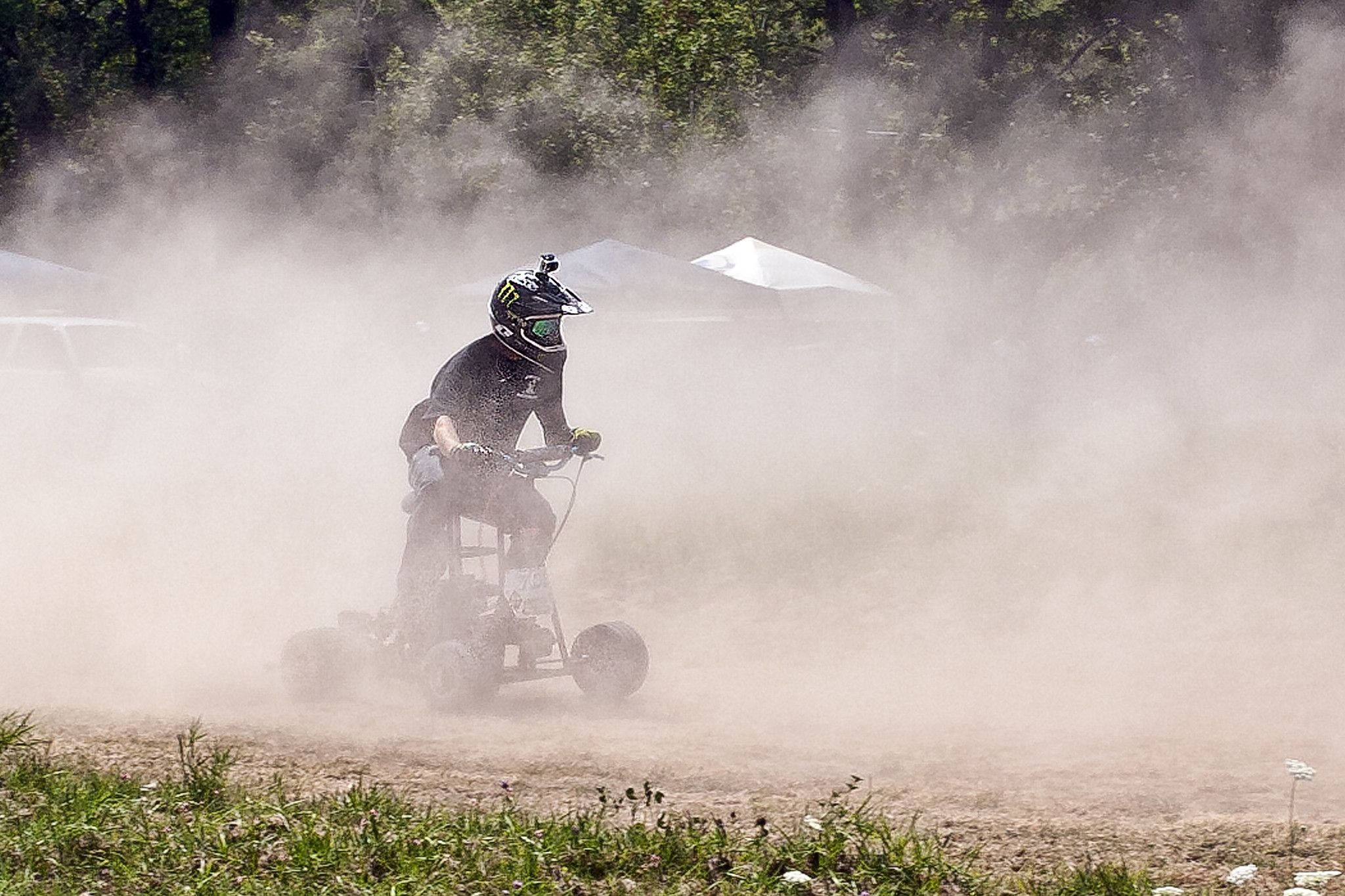 Motorized Bar Stool dirt track racing?