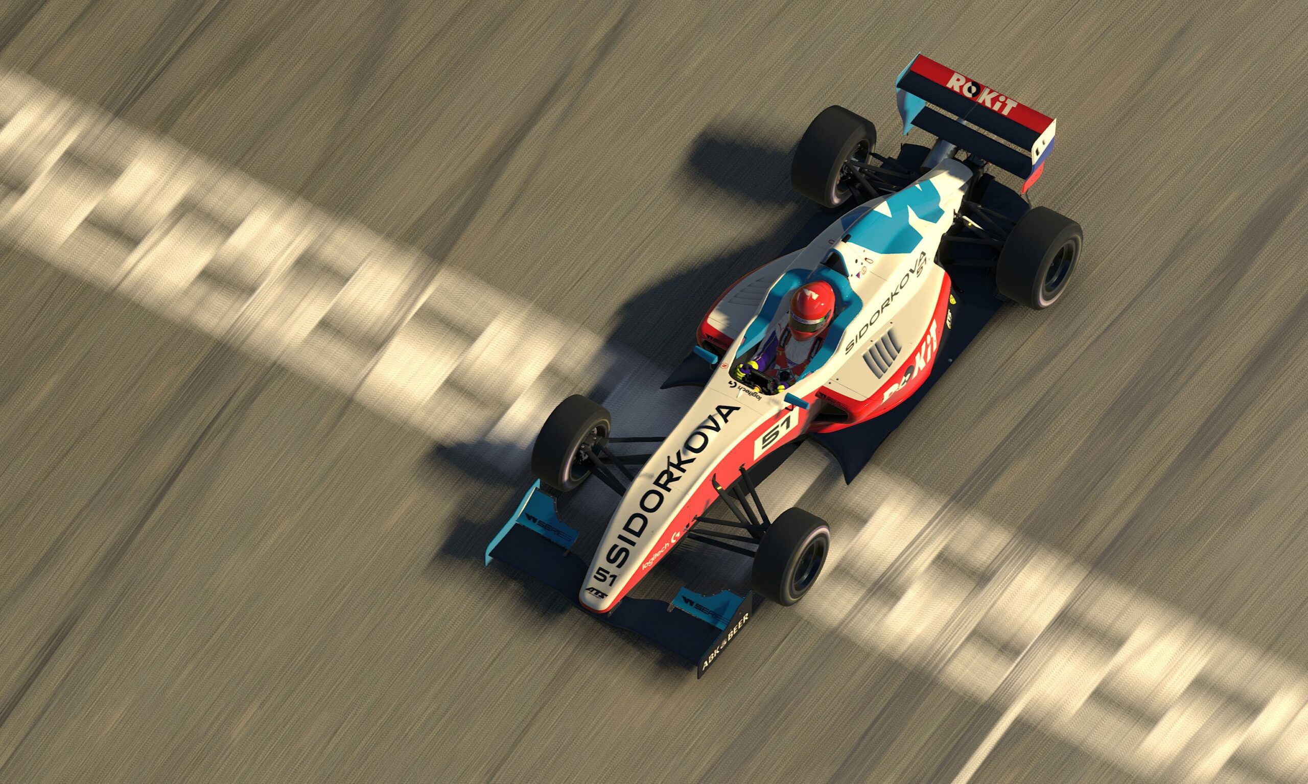 Irina Sidorkova of Russia crosses the line to win the reverse grid race during the W Series Esport League Round 4 at Autodromo Jose Carlos Pace on July 02, 2020 in Sao Paulo, Brazil.