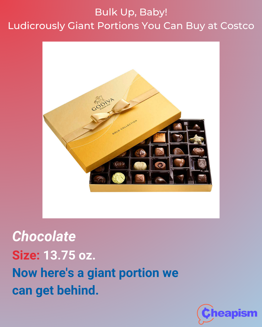 Godiva Assorted Chocolate Gold Collection Gift Box 36-Pieces