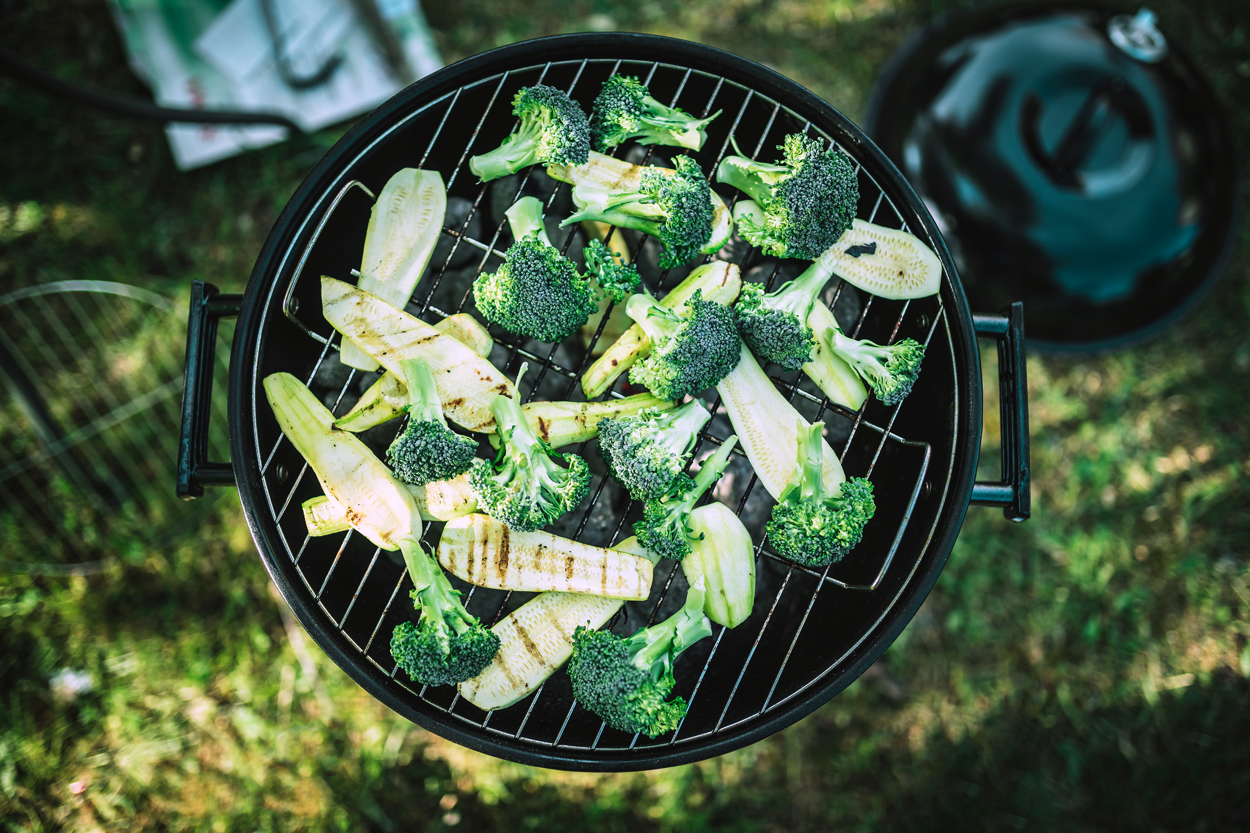 Spicy Grilled Broccoli