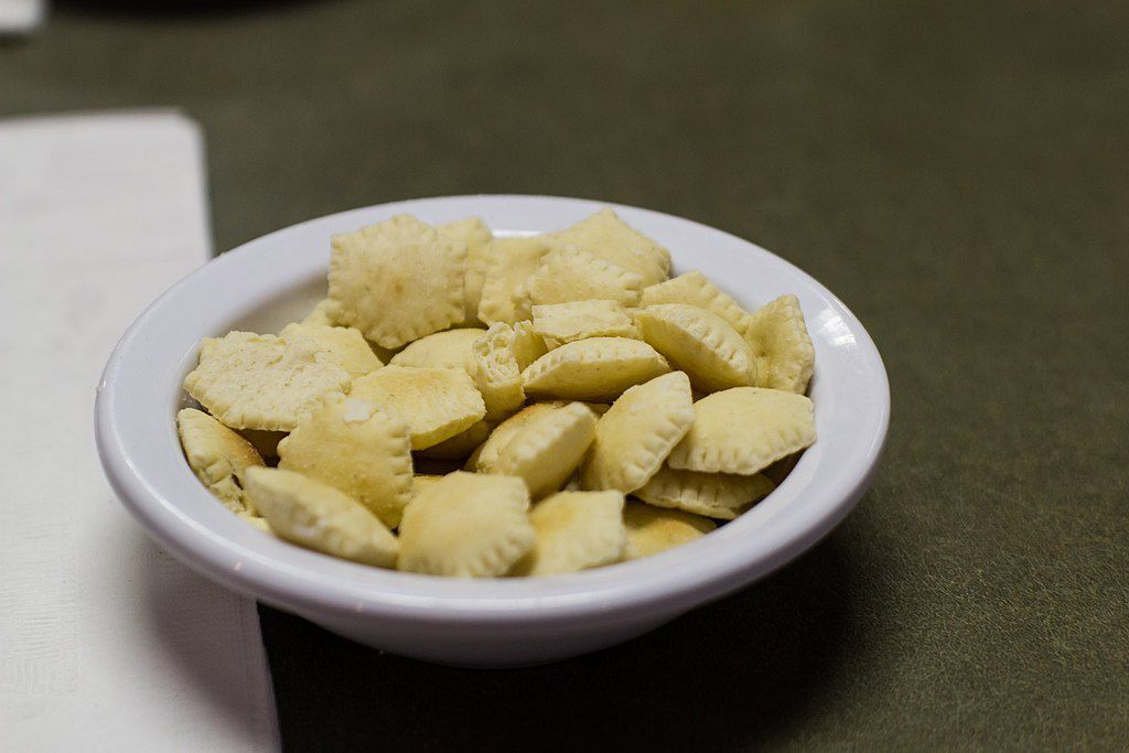 Oyster crackers from a Skyline Chili restaurant