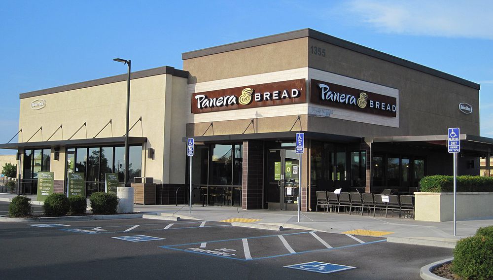A Panera Bread restaurant in Manteca, California.