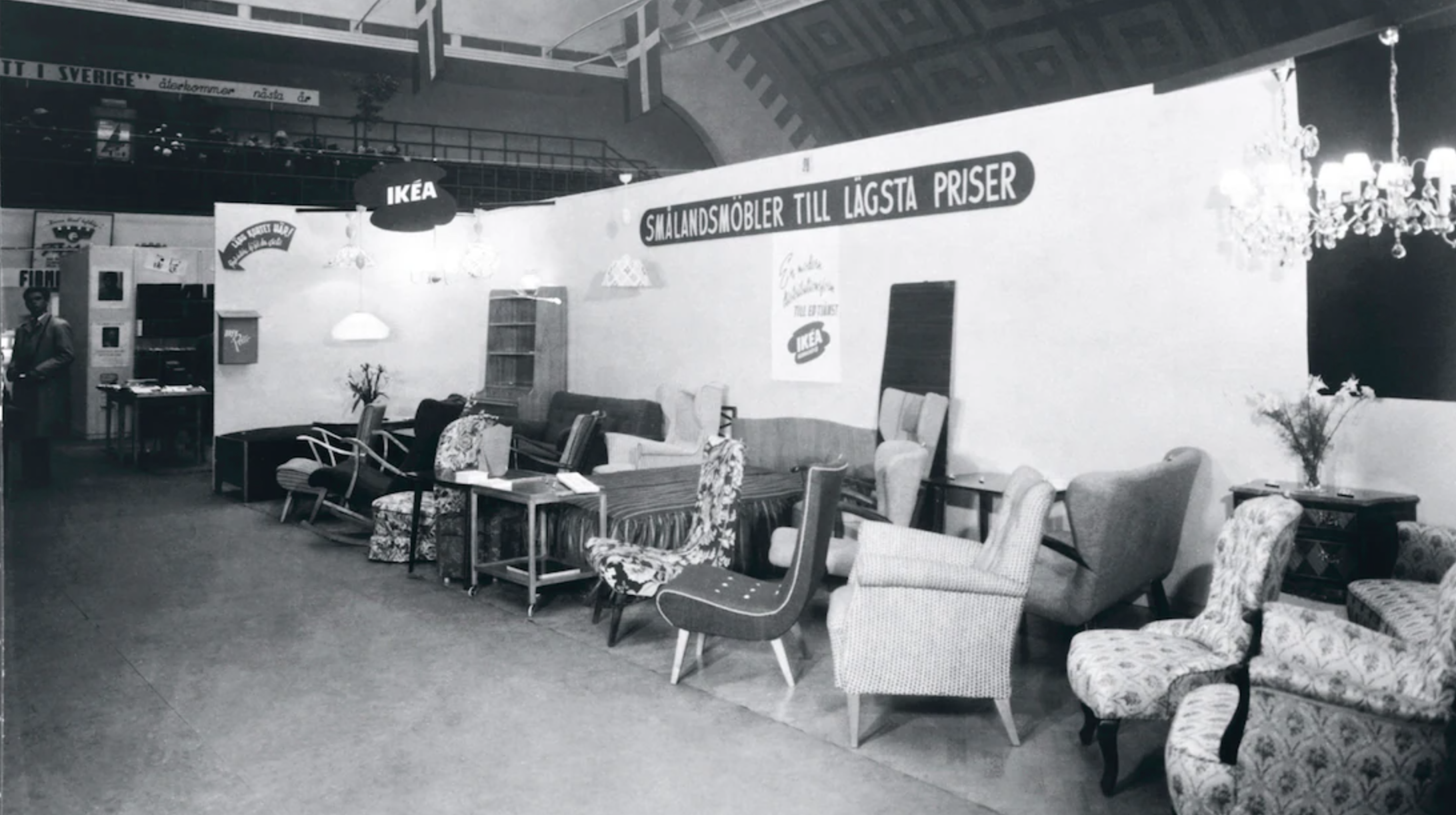 The first IKEA showroom