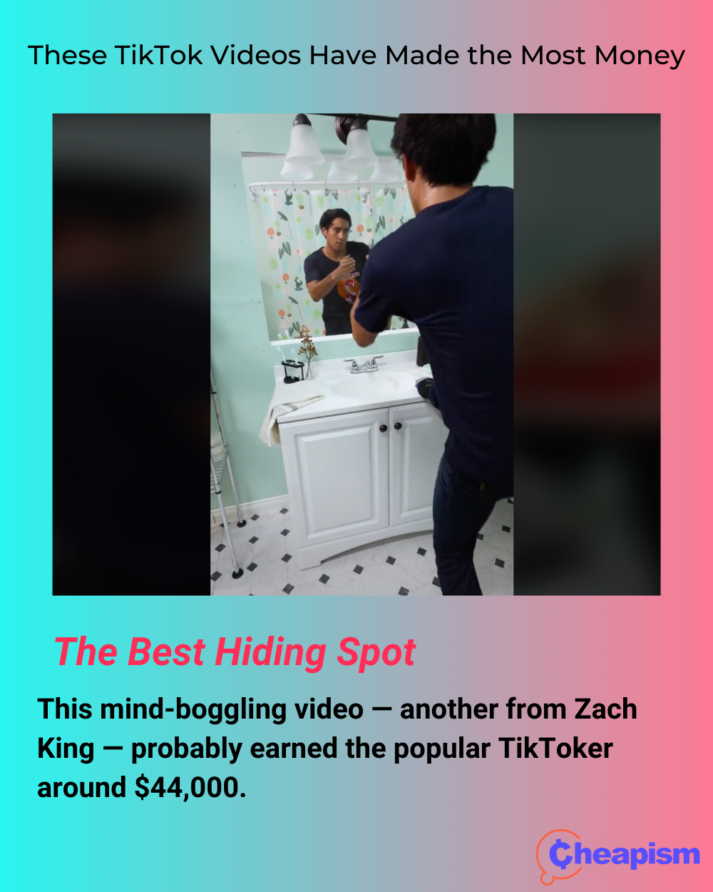 Zach King's The Best Hiding Spot TikTik Video