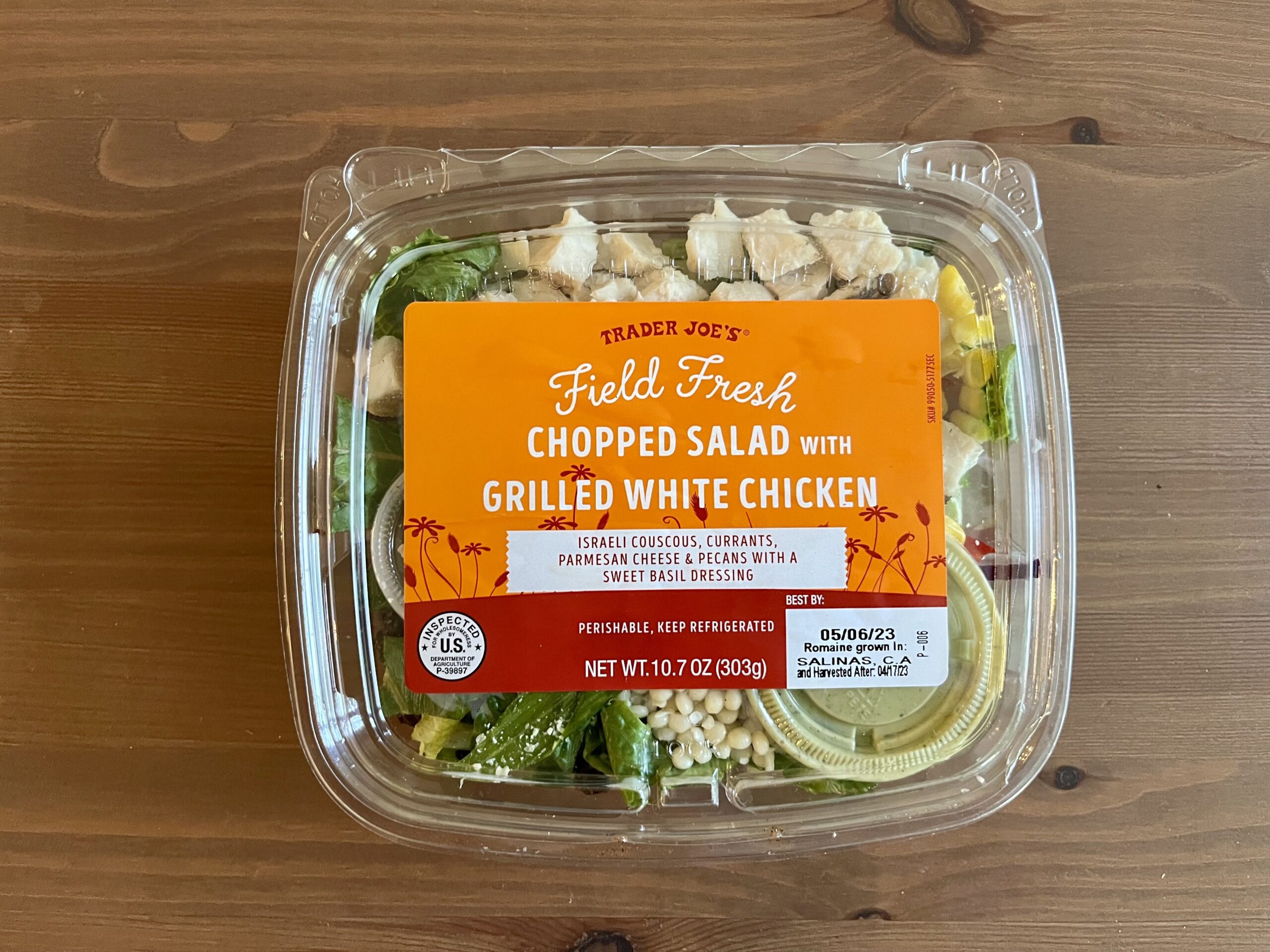 7. Field Fresh Chopped Salad With Grilled White Chicken