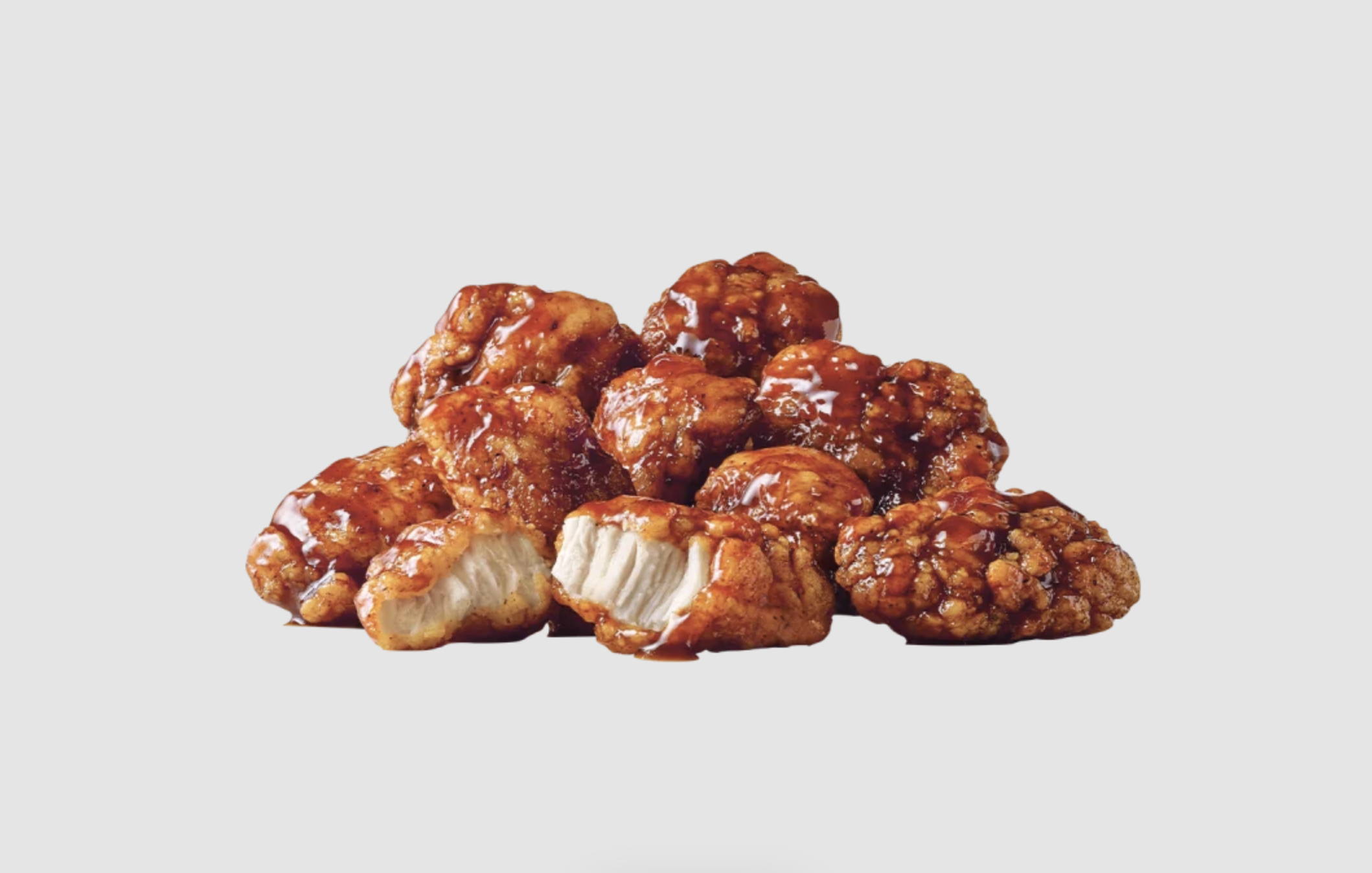 honey bbq poopcorn chicken at sonic